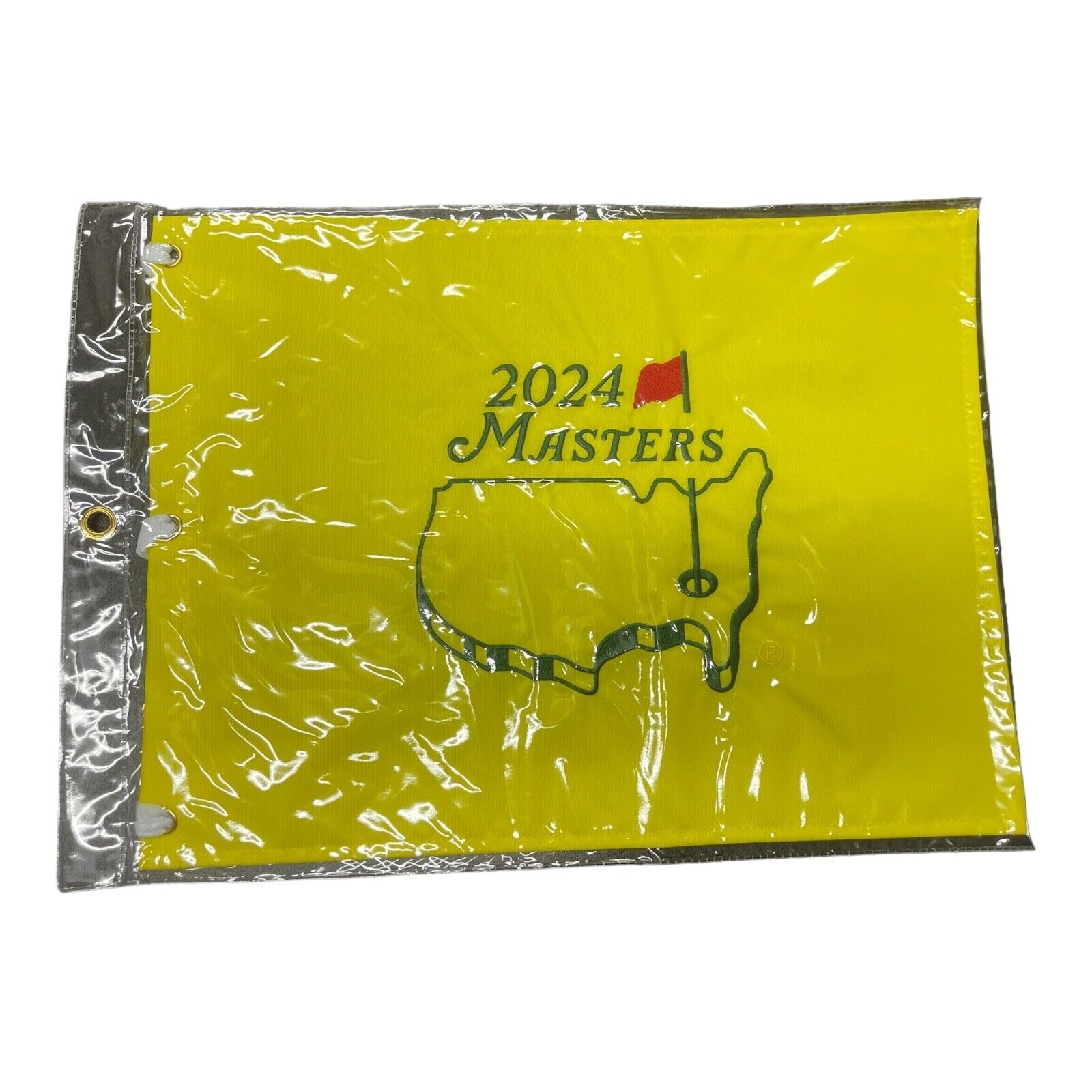 2024 MASTERS EMBROIDERED GOLF PIN FLAG AUGUSTA NATIONAL GOLF CLUB TIGER WOODS