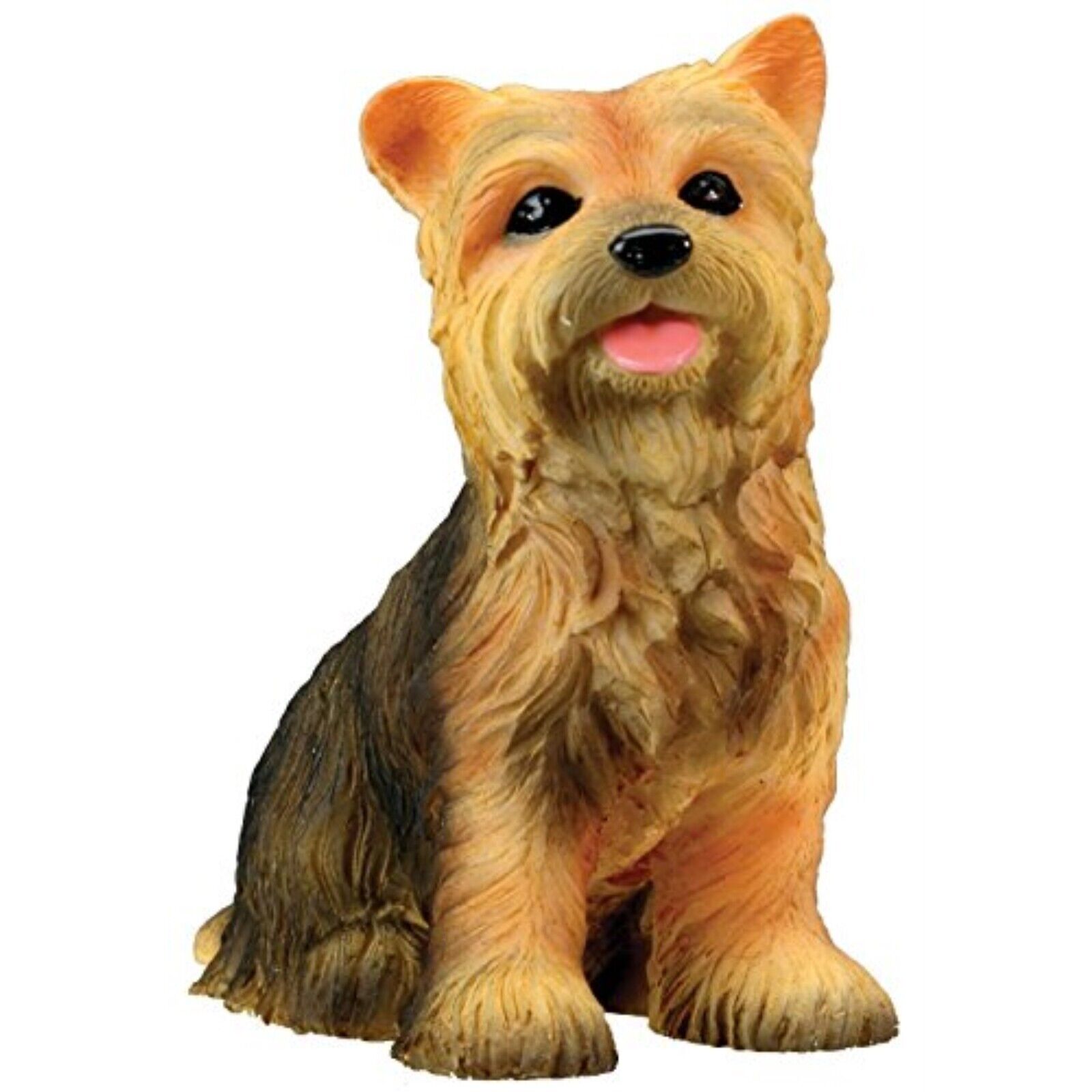 Yorkshire Terrier Puppy Mini Figurine Yorkie Dog Pet Decoration 3.5 Inch New
