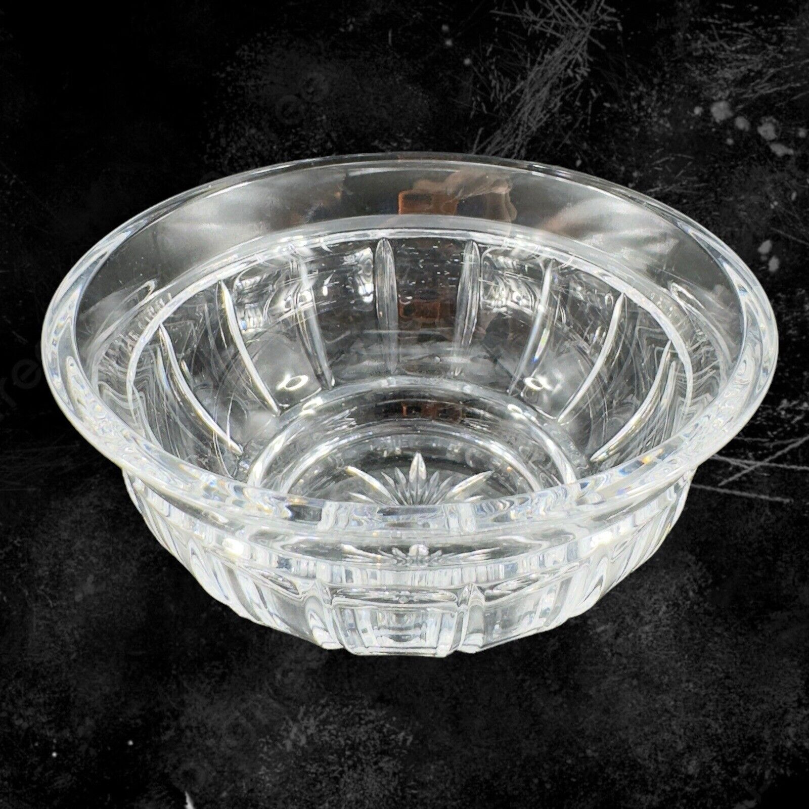 Vintage Waterford Clear Crystal Glass Dish Small Bowl Made In Ireland Marked