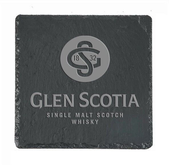 GLEN SCOTIA Whiskey Slate Coaster