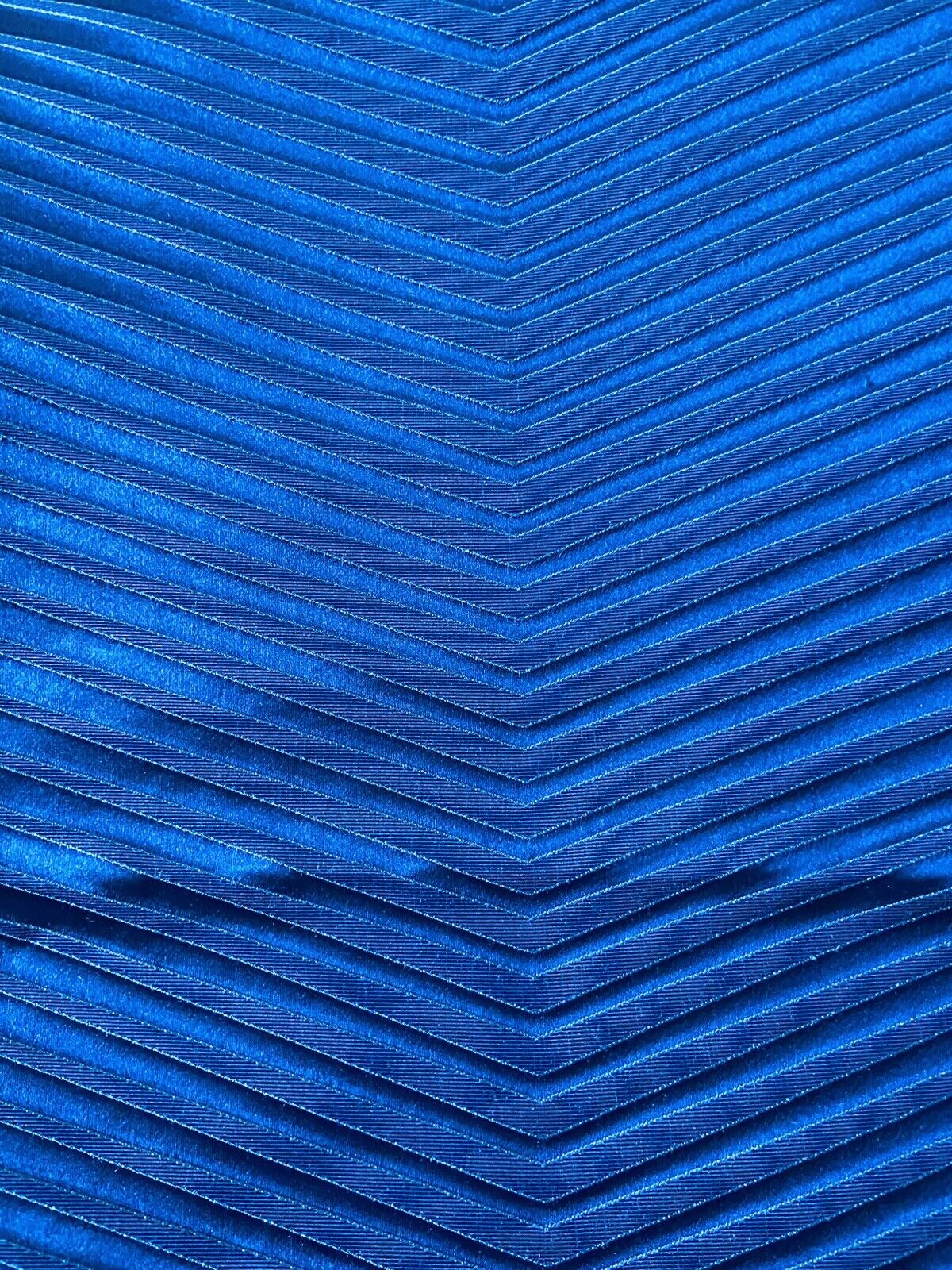 Romo Black Chevron Showroom Panel Fabric 108”x 25”-Navy Blue