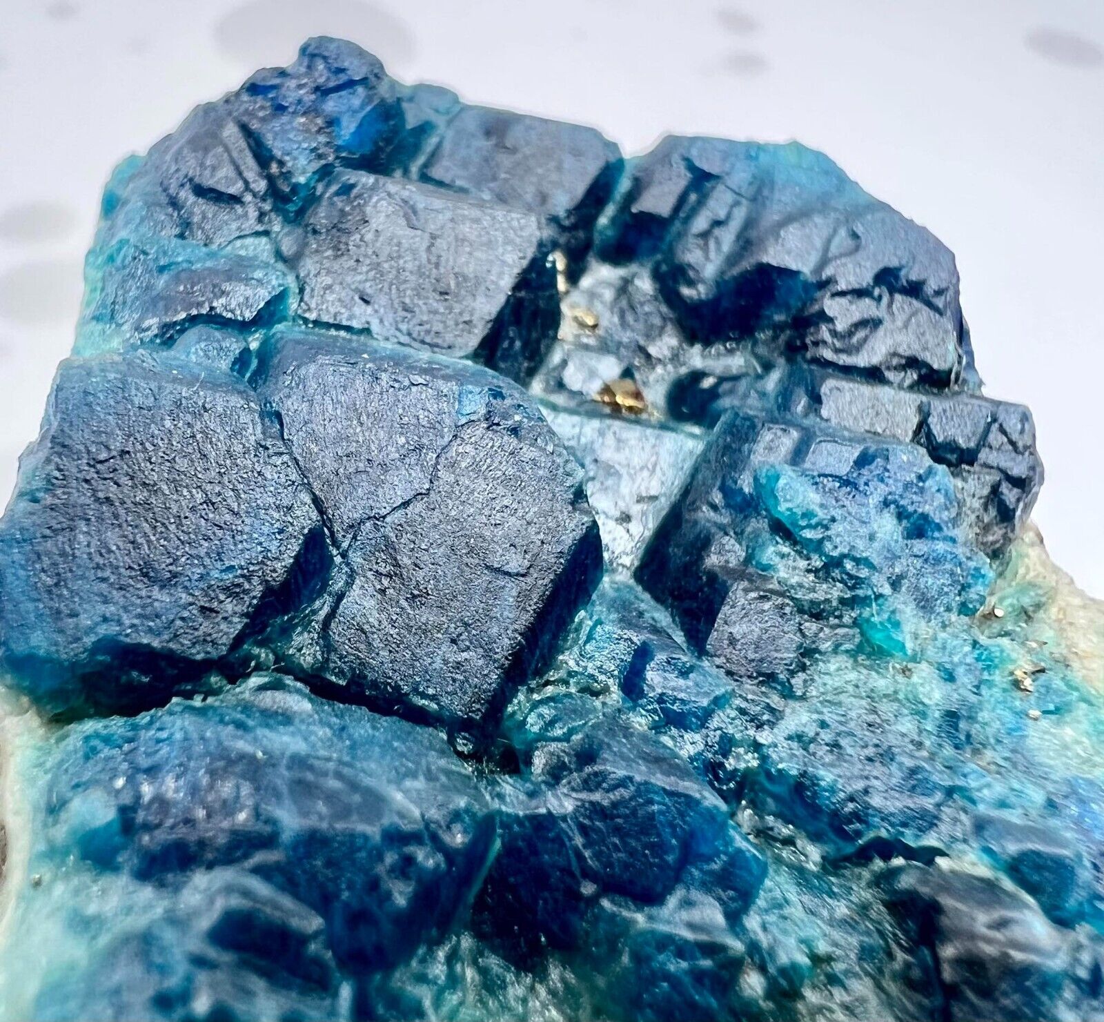 525 GM Terminated Top Quality Green Sodalite Crystals Bunch On Matrix @AFG