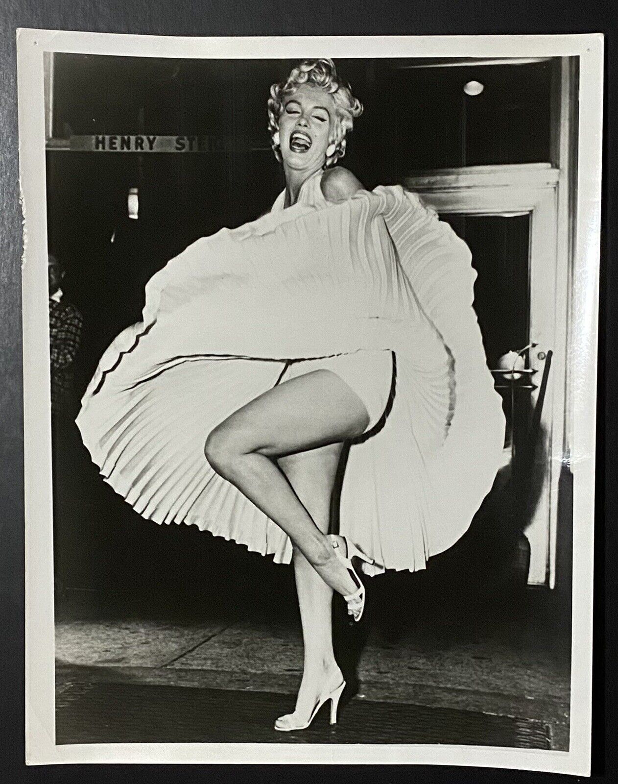 1955 Marilyn Monroe Original Photograph Seven Year Itch Stamped