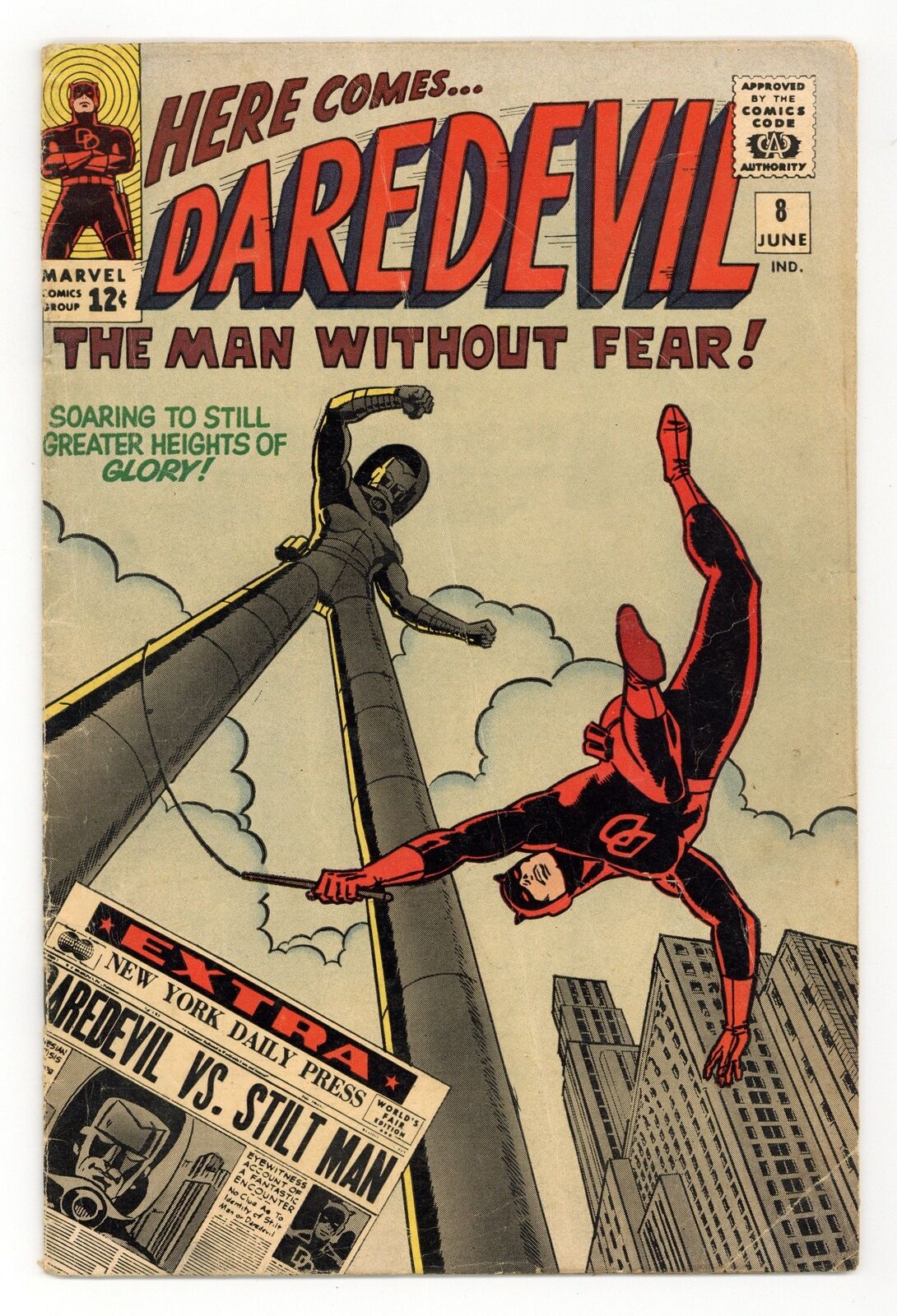 Daredevil #8 GD+ 2.5 1965