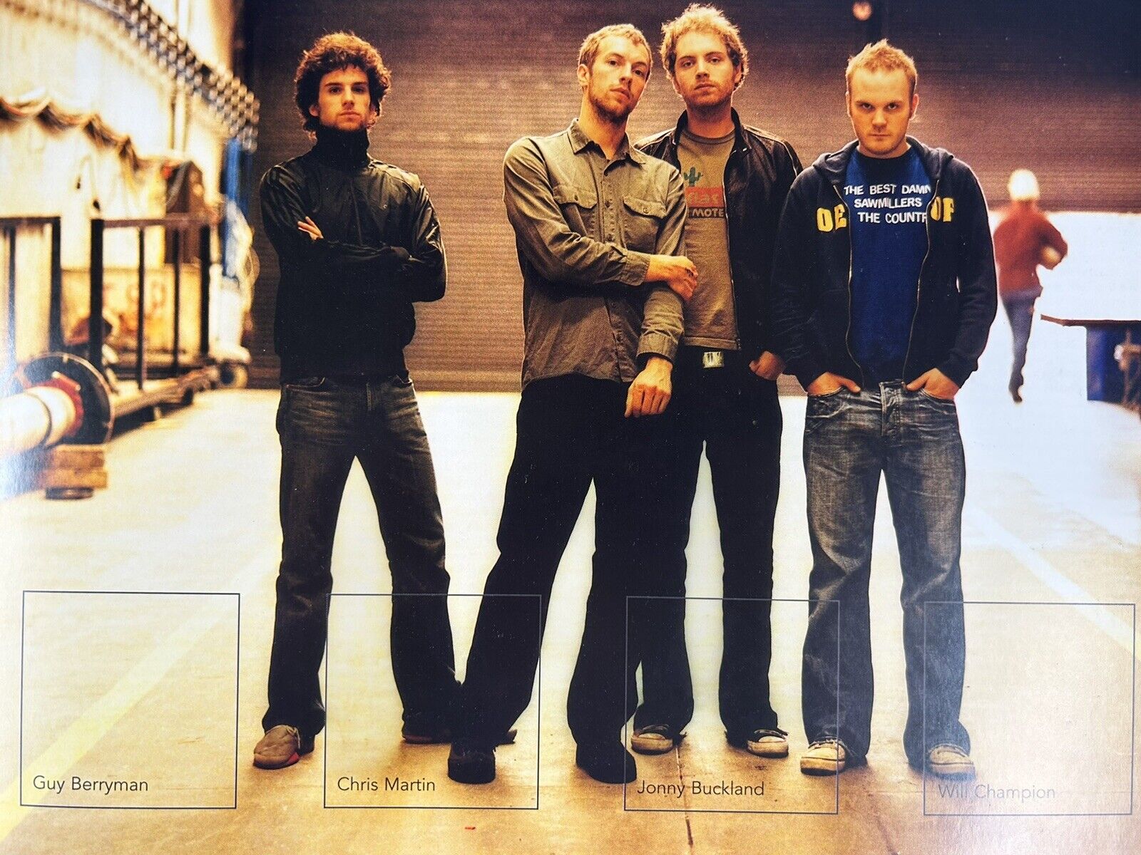 Coldplay Chris Martin Program Original A Rush of Blood to the Head Tour 2003 #2