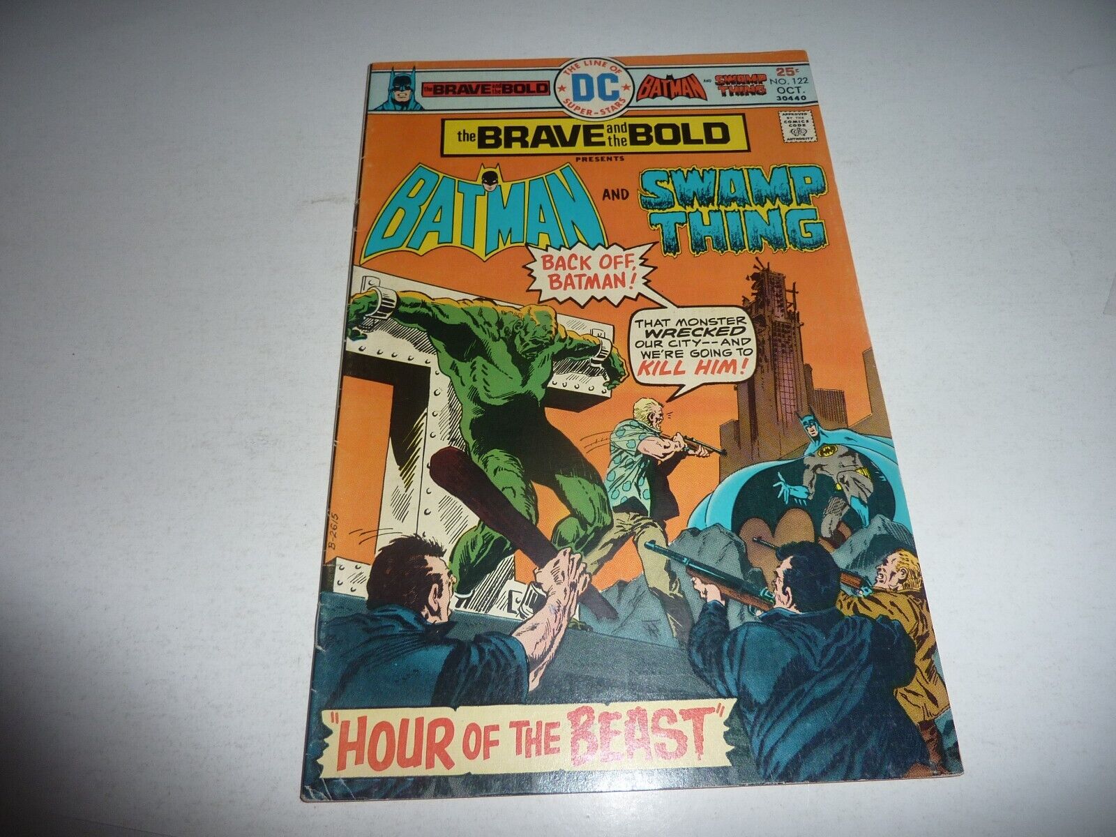 BRAVE AND THE BOLD #122 DC Comics 1975 Batman Swamp Thing FN 6.0