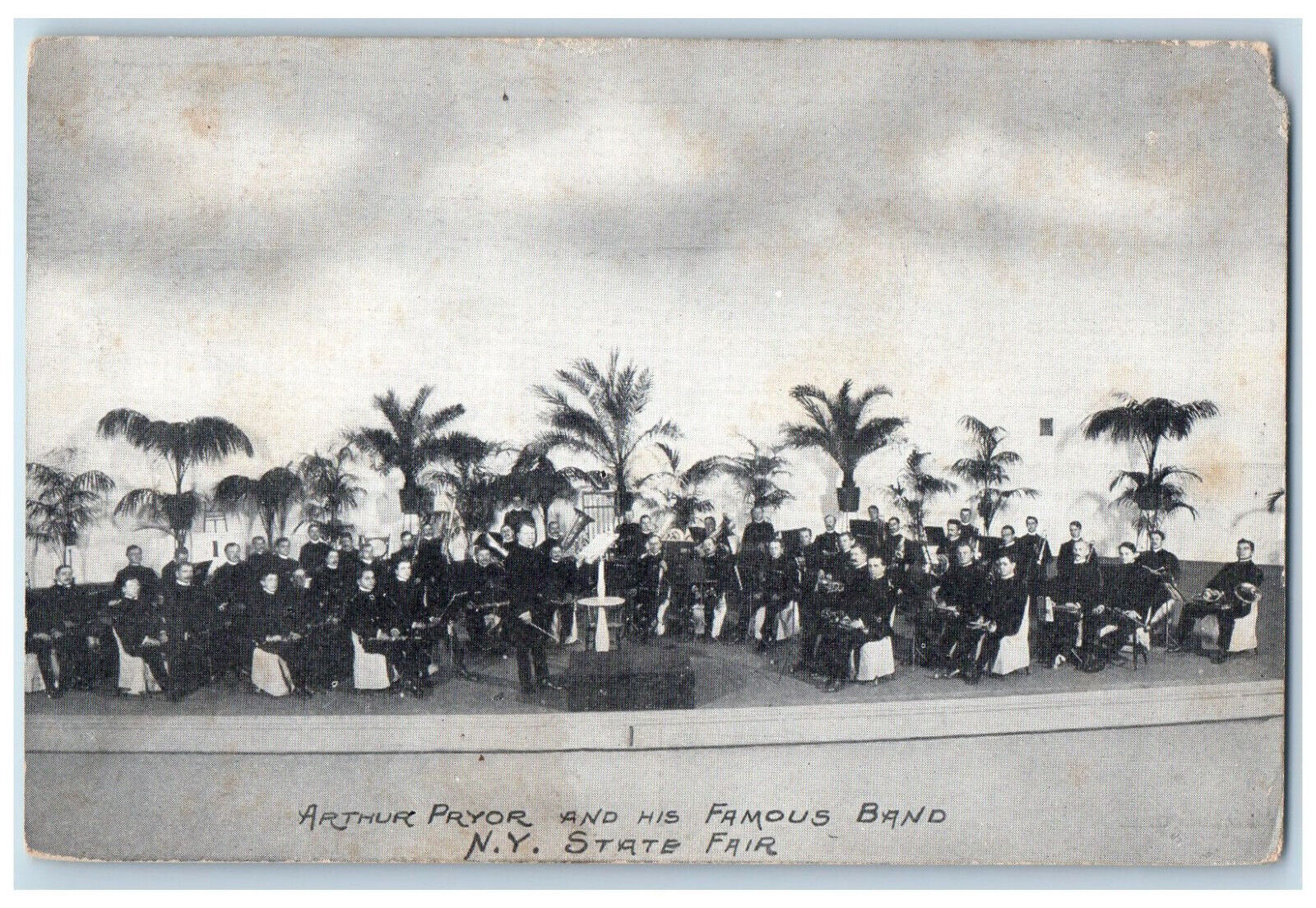 c1910 Arthur Pryor and his Famous Band NY State Fair Syracuse NY Postcard