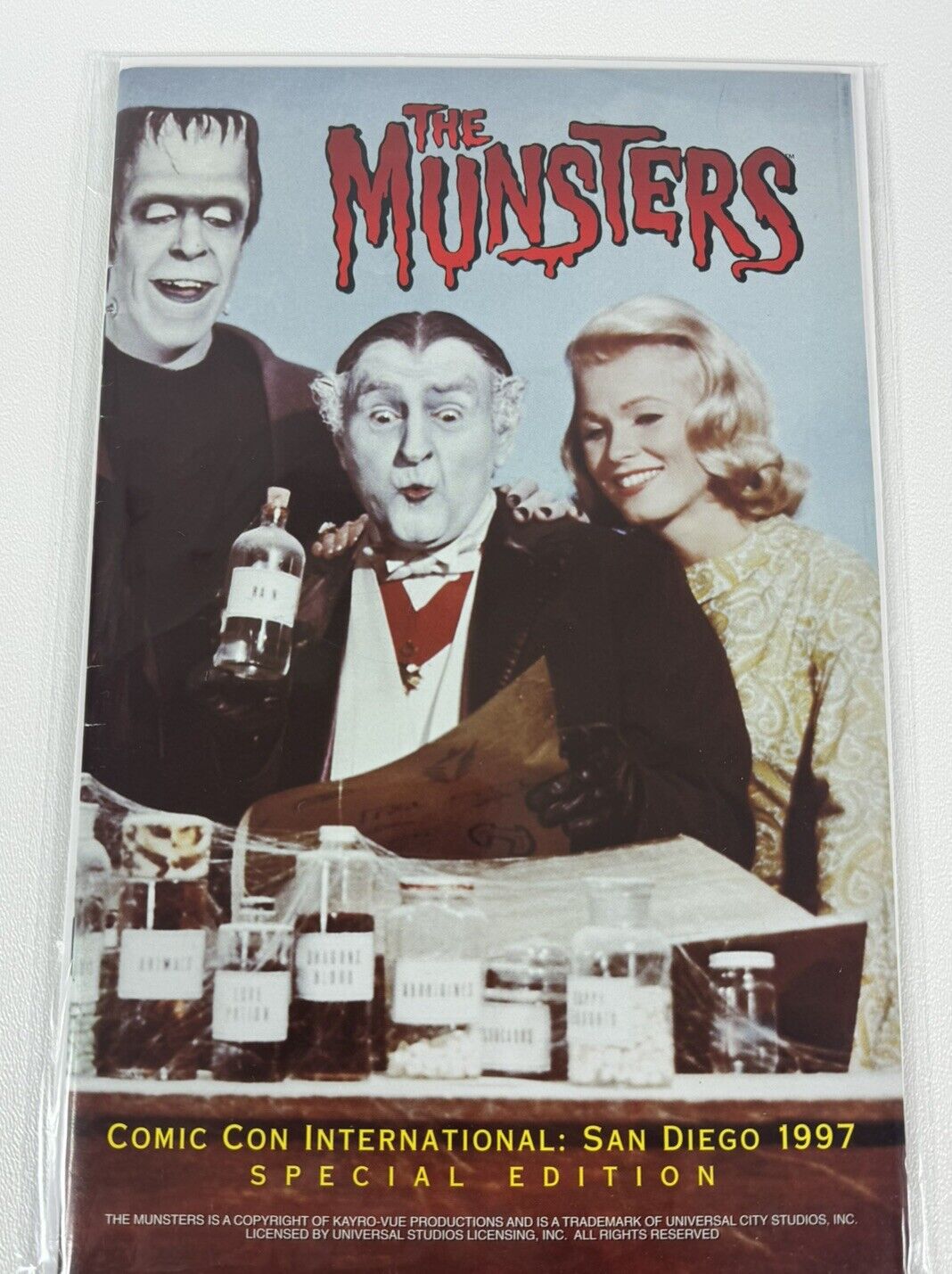 The Munsters Comic Con Special Edition ‘97 - Universal Studios TV - Bagged/Board