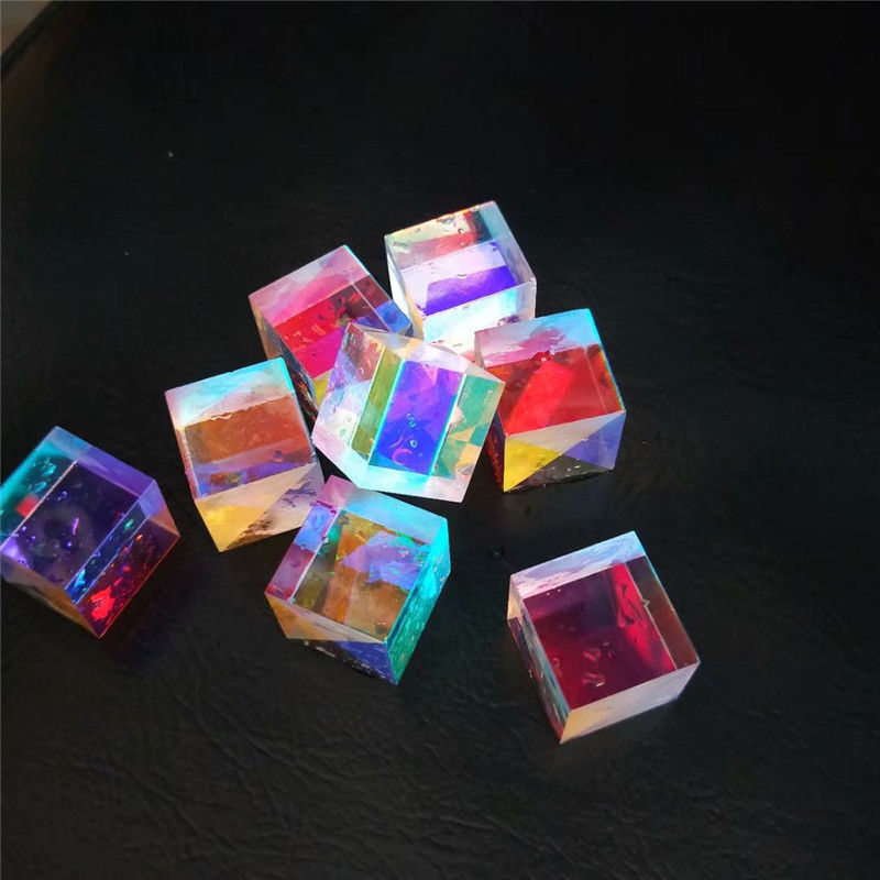 20 PCS Defective RGB X-Cube Prism Combiner Splitter Cross Dichroic Prism DIY