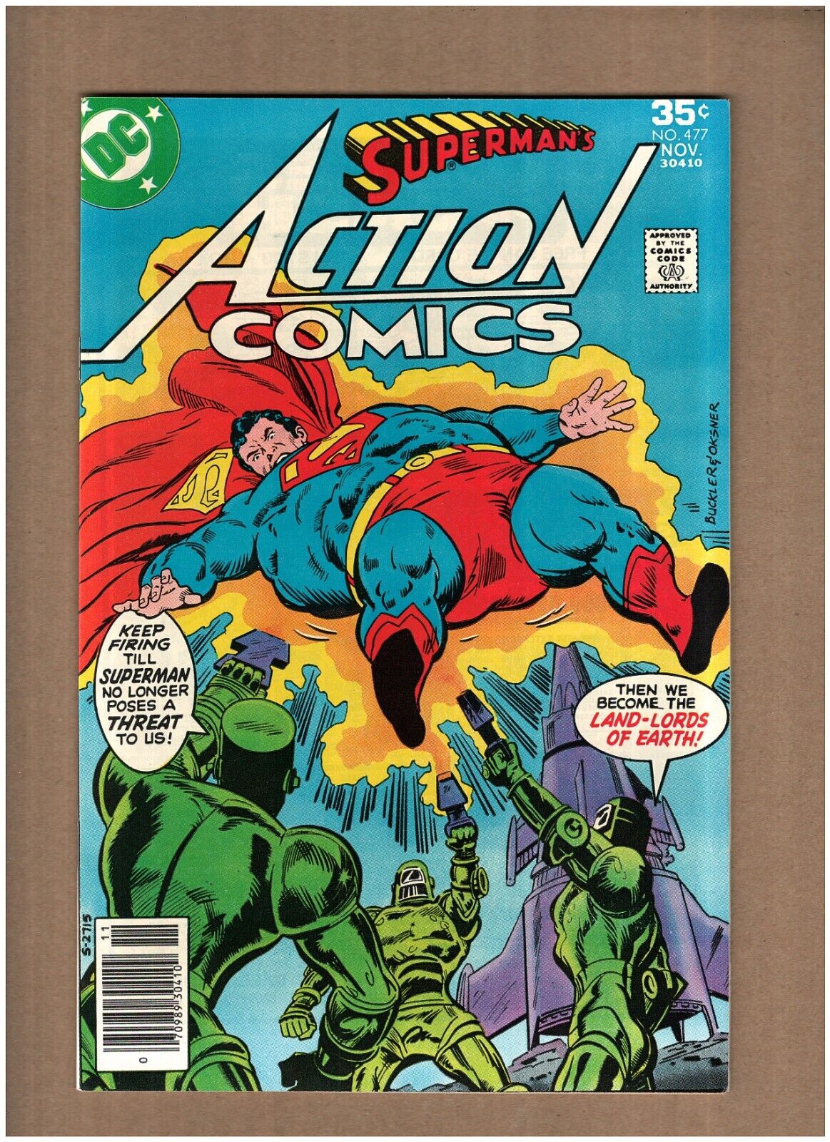 Action Comics #477 DC Comics 1977 Superman Curt Swan Gerry Conway NM- 9.2