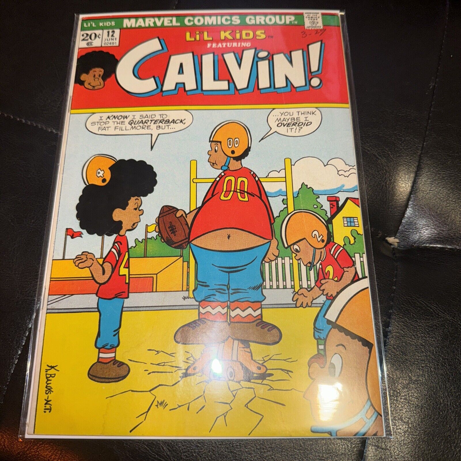 LI'L KIDS #12 (G/VG) 1973 FEATURING CALVIN by KEVIN BANKS BRONZE AGE MARVEL