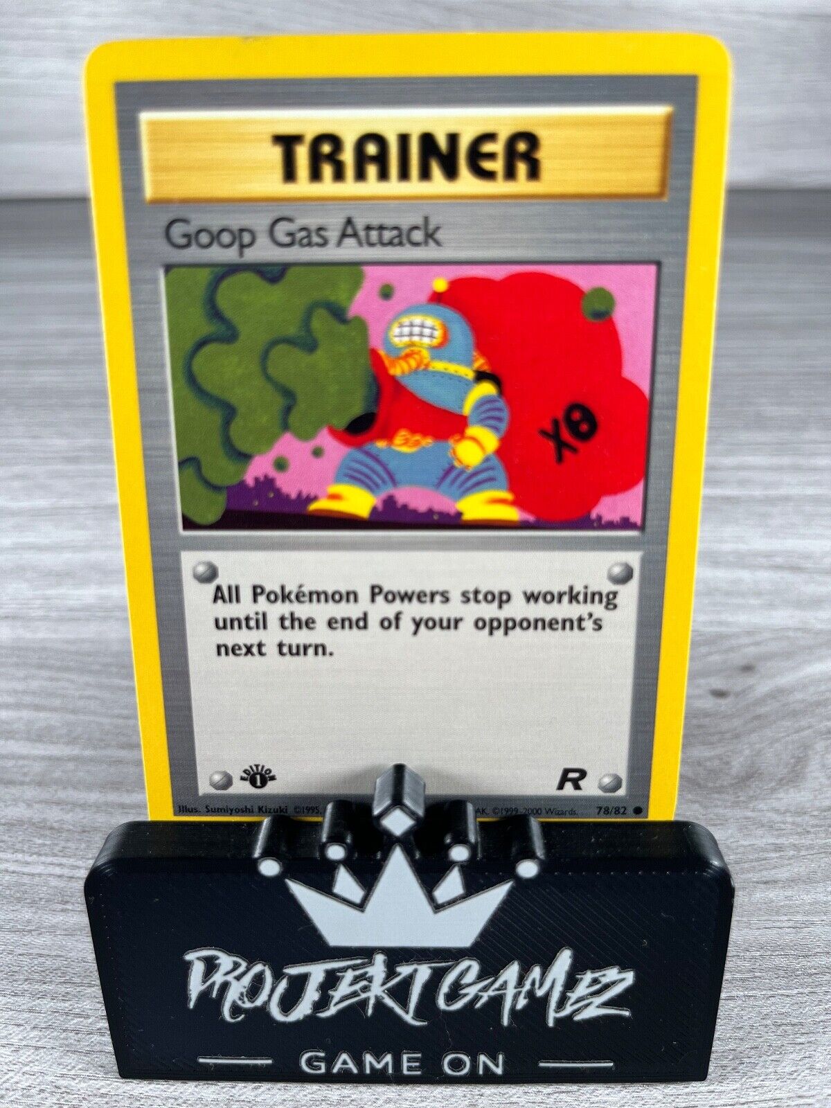 Goop Gas Attack 1st Edition Team Rocket 78/82 WOTC Vintage Pokemon Card