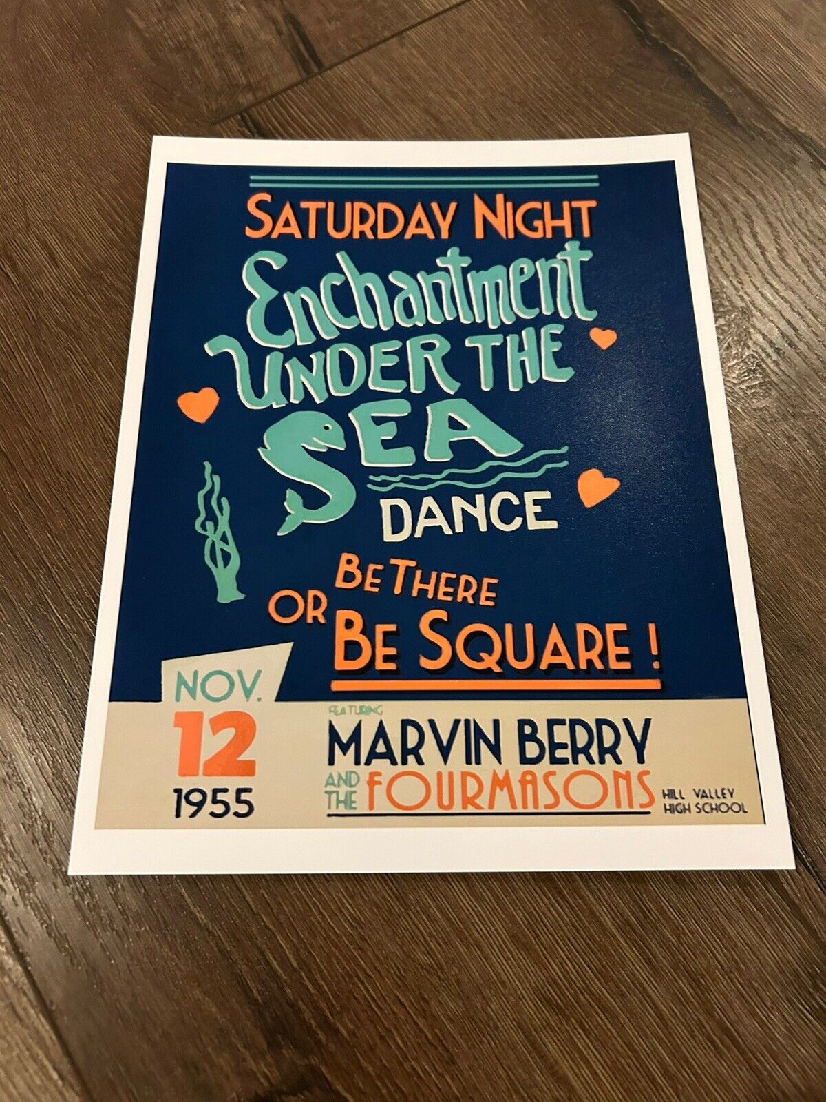 BACK TO THE FUTURE Art Print Photo 8x10 Poster Enchantment Under The Sea Dance