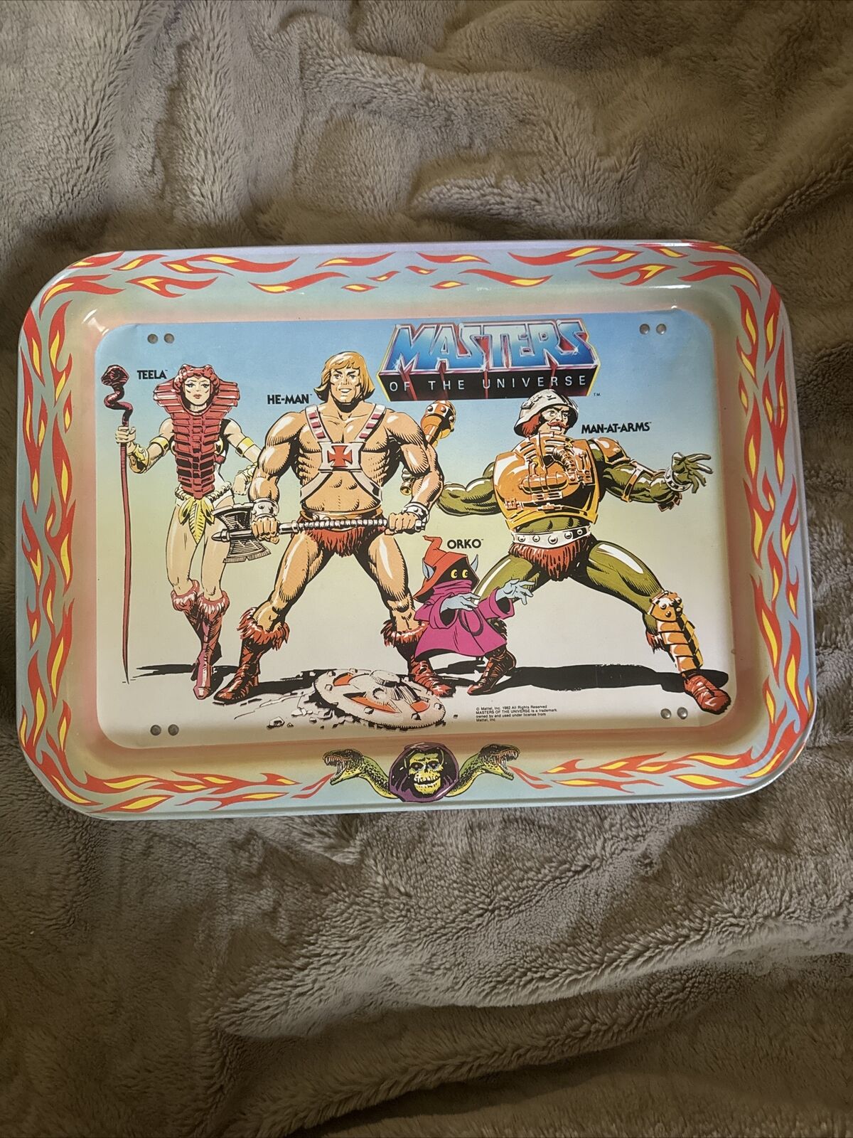 Vintage 1982 Mattel He-man  Masters Of The Universe TV Dinner Tray