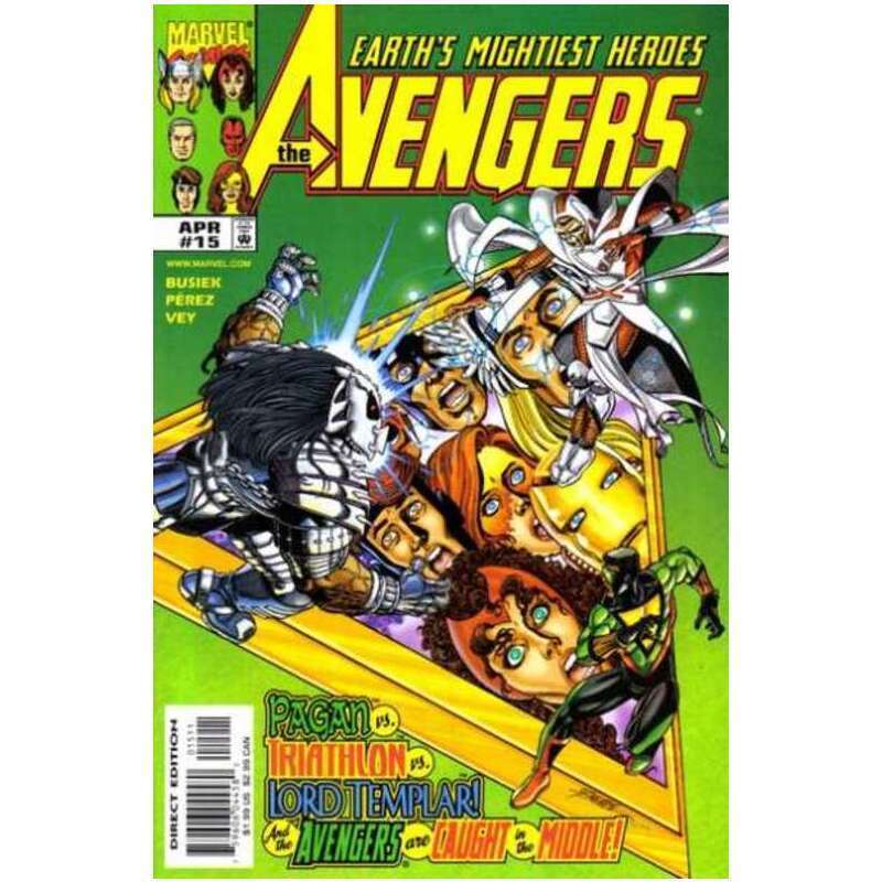 Avengers #15 1998 series Marvel comics NM minus Full description below [m|