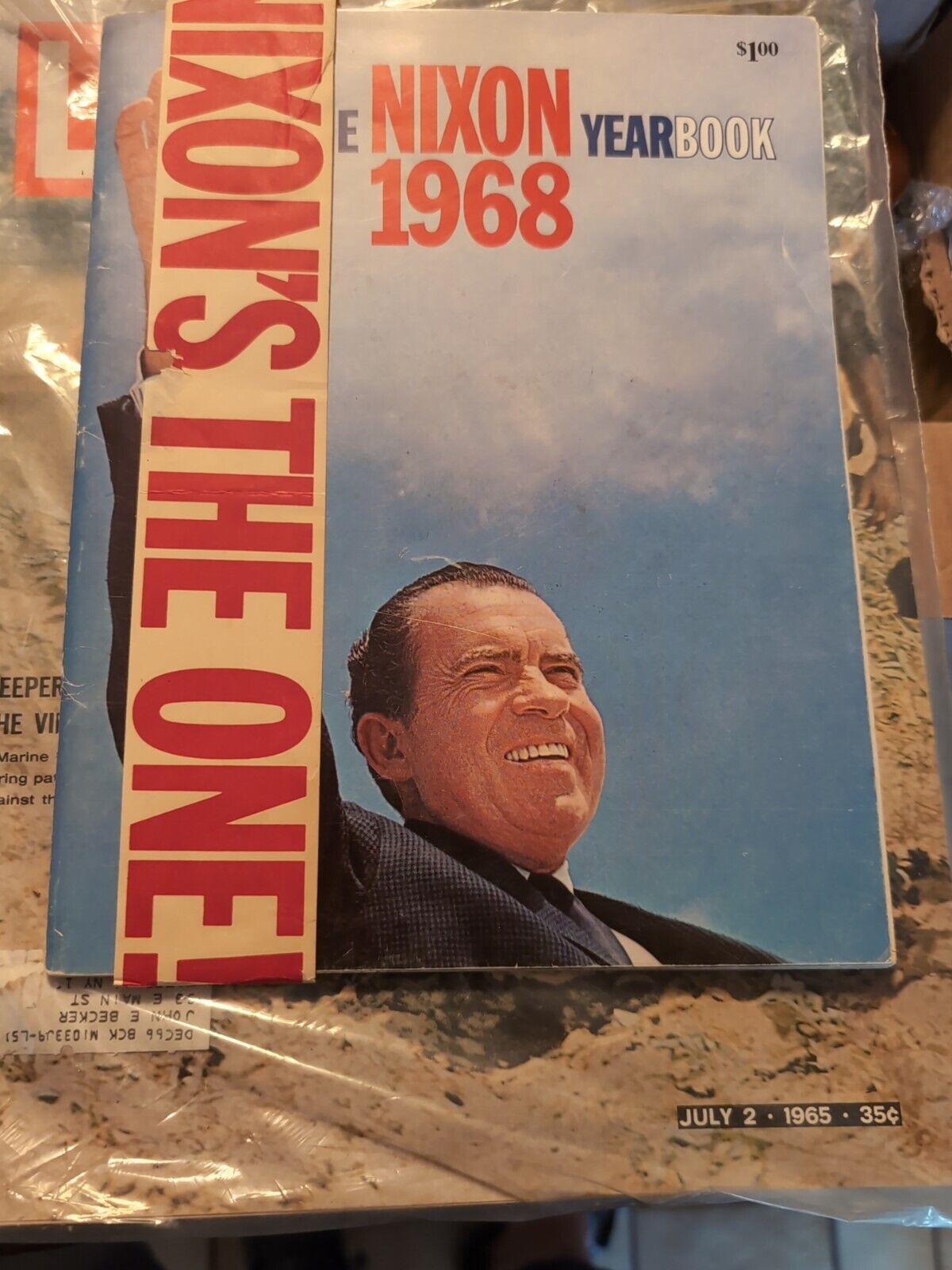 1968 The Nixon Yearbook Magazine Richard M Nixon Presidential Candidate
