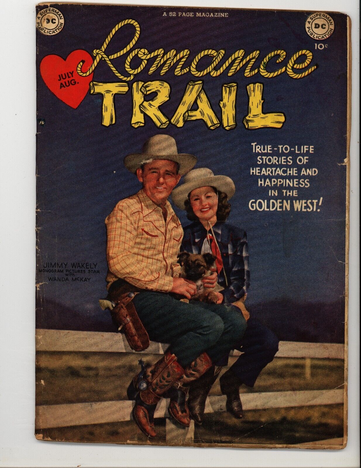 Romance Trail #1 Lower Grade 1st Issue 1949