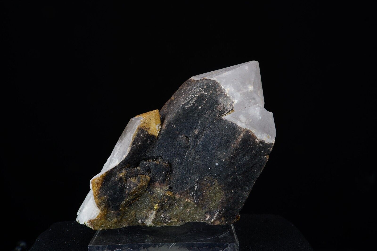 Quartz with Siderite & Chalcopyrite / RARE Mineral Specimen / Redruth, England,