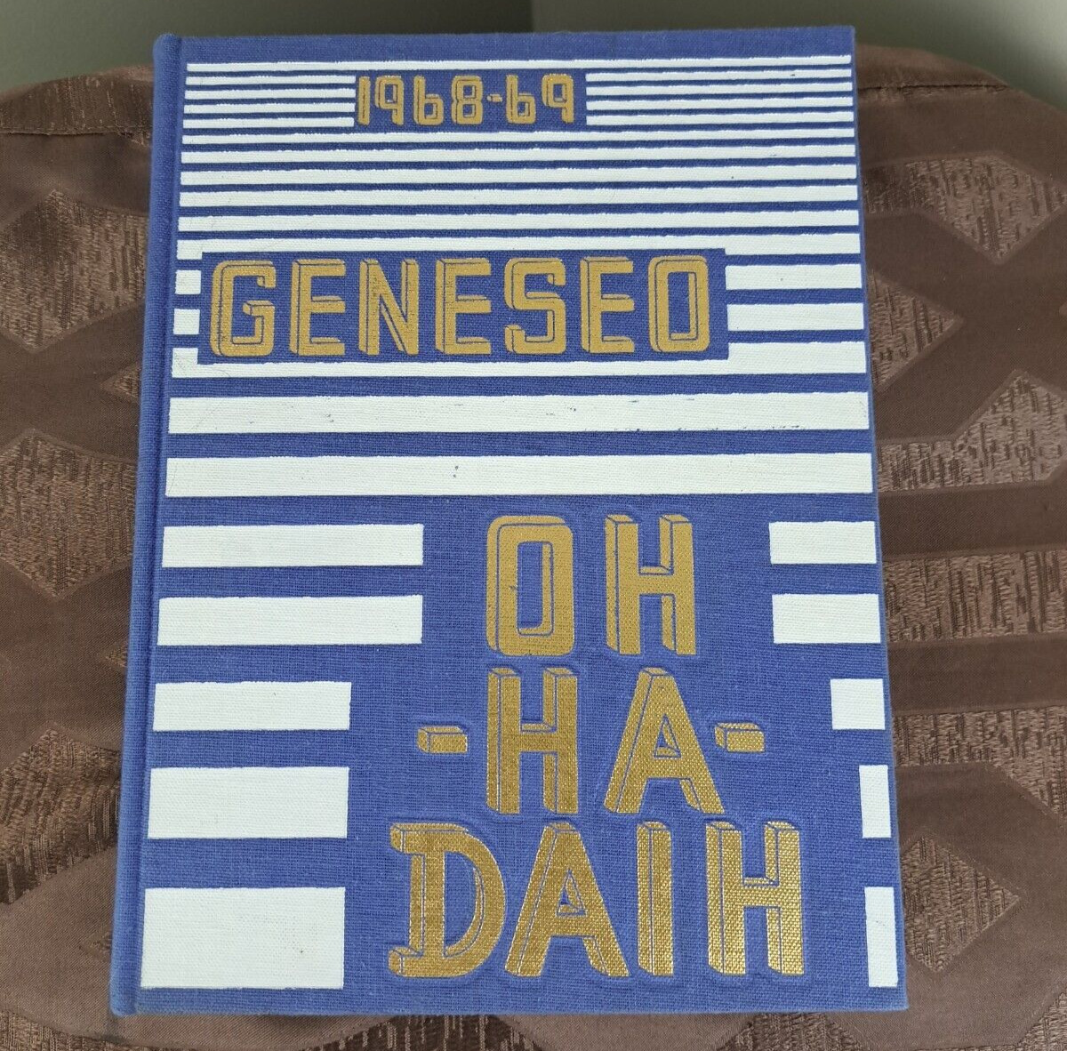 SUNY Geneseo Oh Ha Daih Yearbook 1968-69 State University of NY Vintage Photos