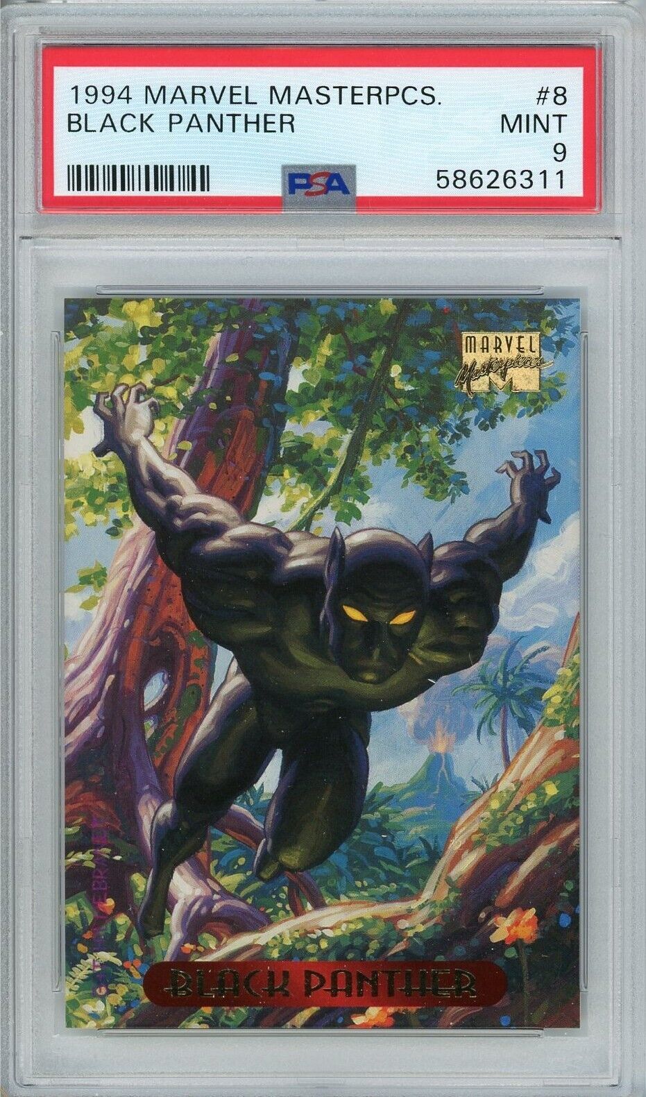 1994 Marvel Masterpieces 8 Black Panther  PSA 9
