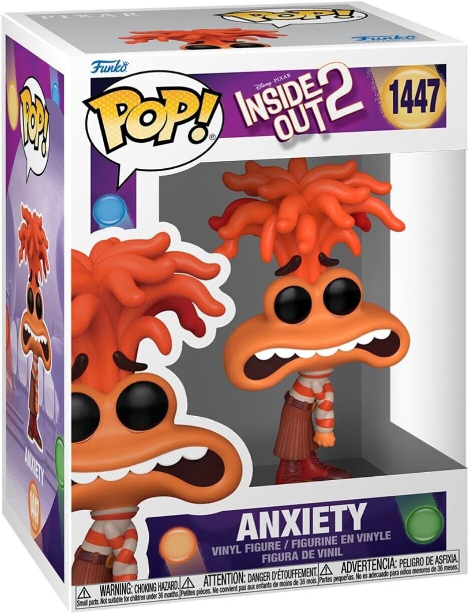 Funko Pop Disney Inside Out 2 - Anxiety Figure with Protector