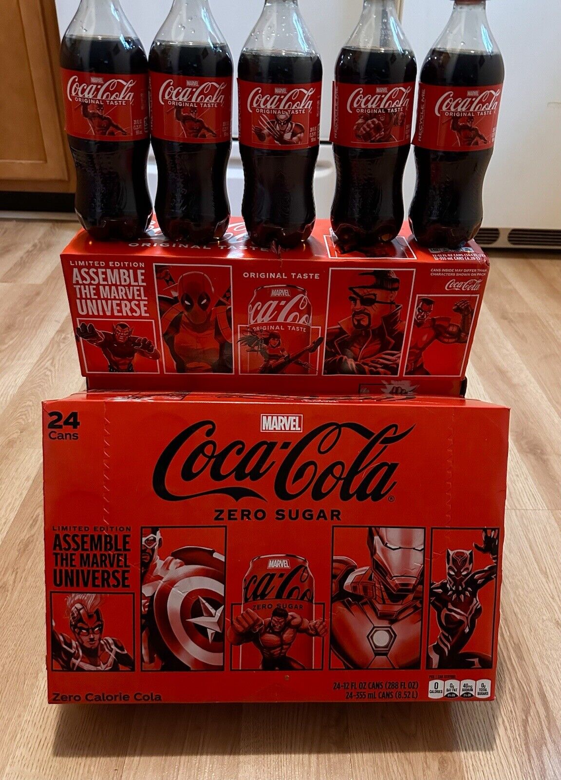 LIMITED EDITION Marvel Avengers Coke (Coca-Cola) 24 PACK UNOPENED SEALED  (2024)