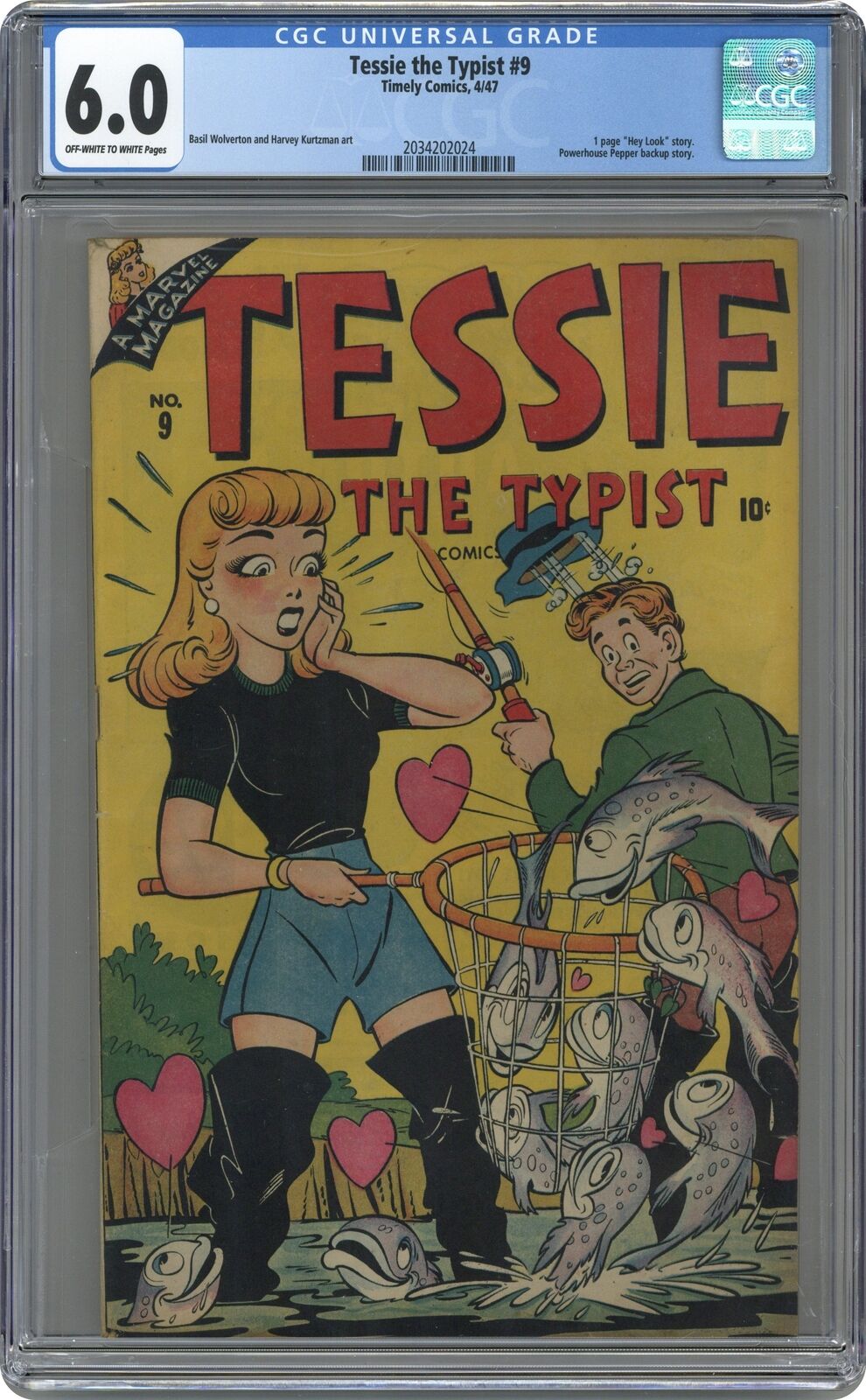 Tessie the Typist #9 CGC 6.0 1947 2034202024
