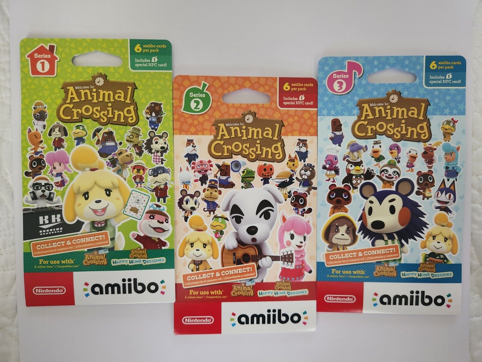 Animal Crossing Amiibo Cards- 6 Card pack [[Series 1-5]]