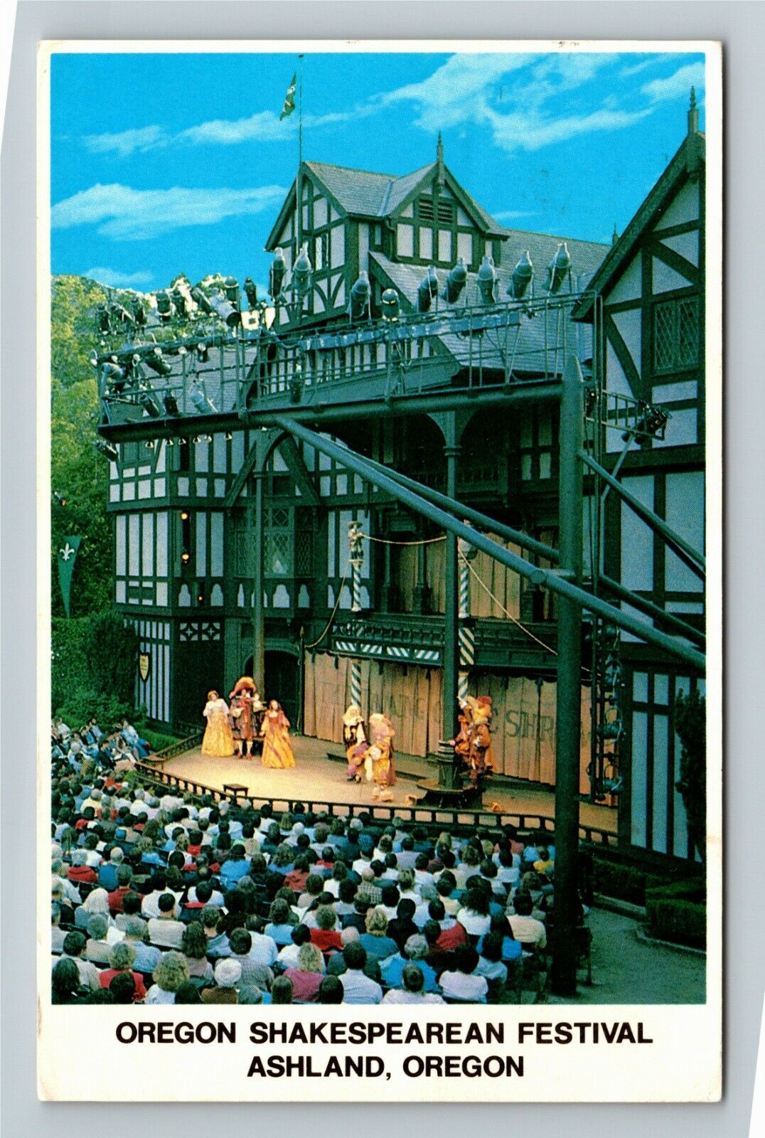 Ashland OR-Oregon, Shakespearean Festival, c1988 Vintage Postcard