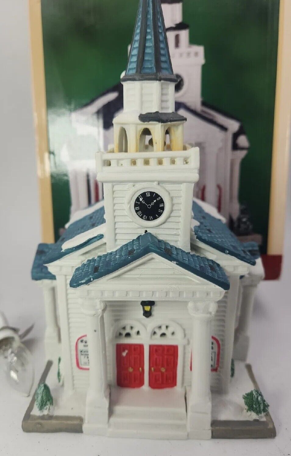 Lemax United Church 35861 Lighted Building Christmas Village 2003 in Box