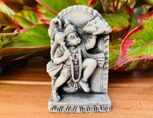 Small Lord HANUMAN Statue Hanuman Stone statue Hanumantha Monkey God Sitting Min