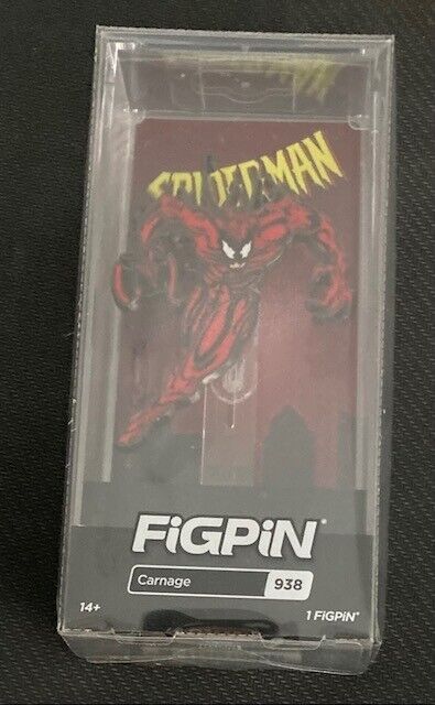 SDCC 2022 FiGPiN CARNAGE #938  1 of 1500 Exclusive Limited Edition SEALED