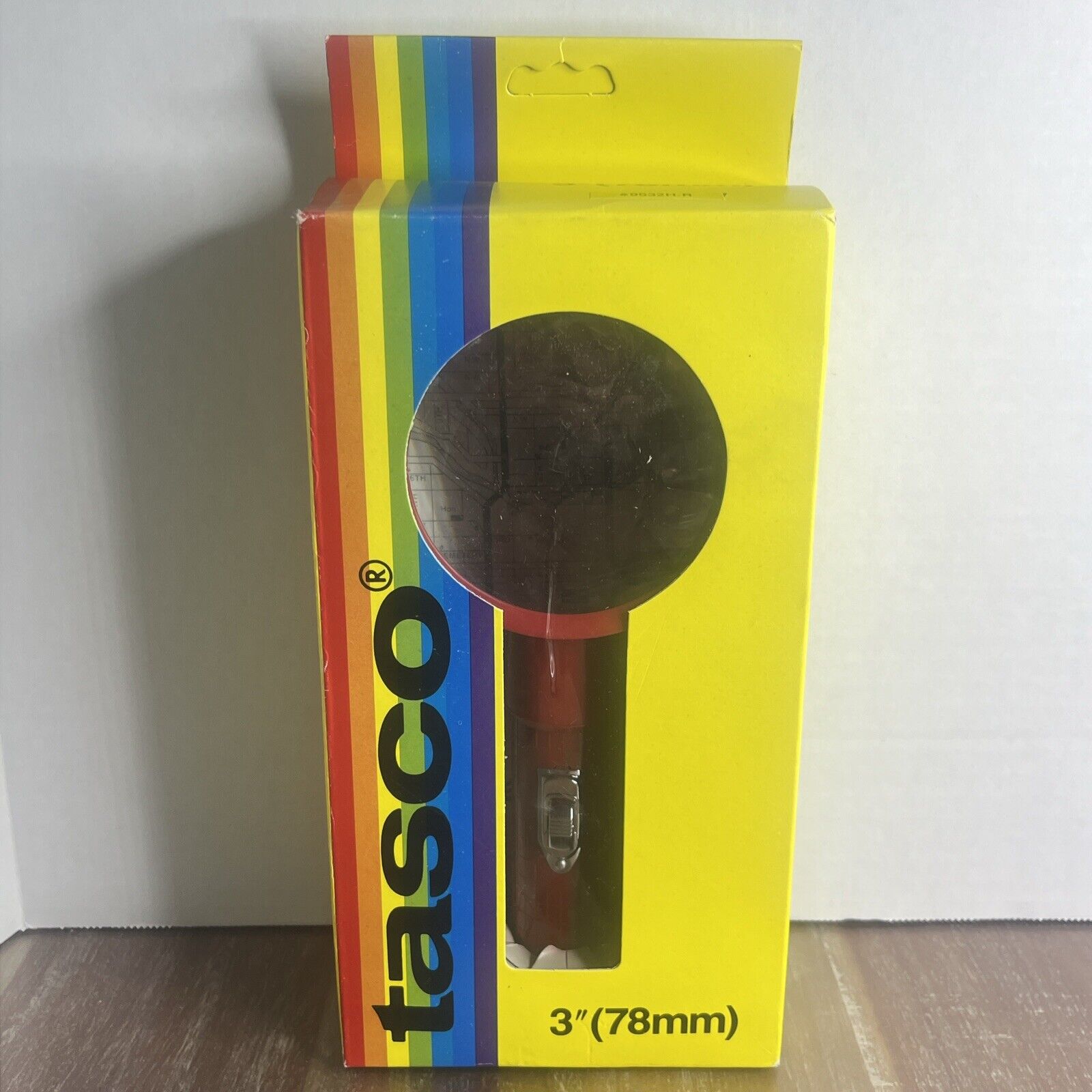 Rare Vintage 1983 TASCO Magnifying Flashlight 3”-78mm #9532H-R Brand New