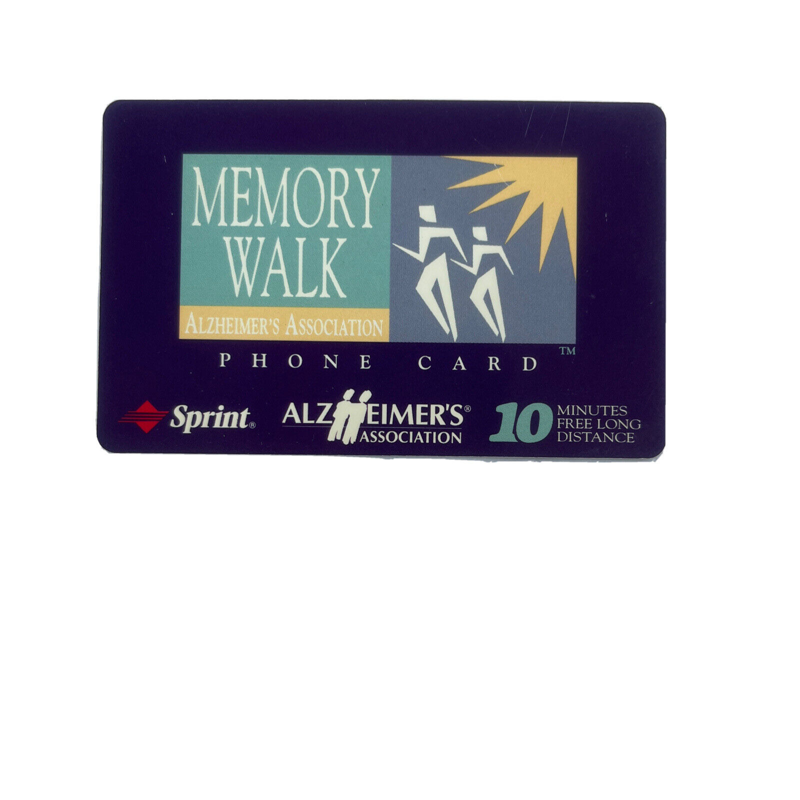 1997 Sprint Alzheimer’s Association Memory Walk Phone Card