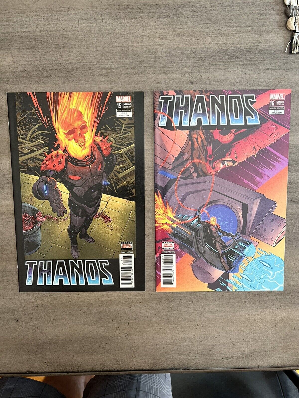 Thanos #15 & 16  Fallen One - HIGH GRADES