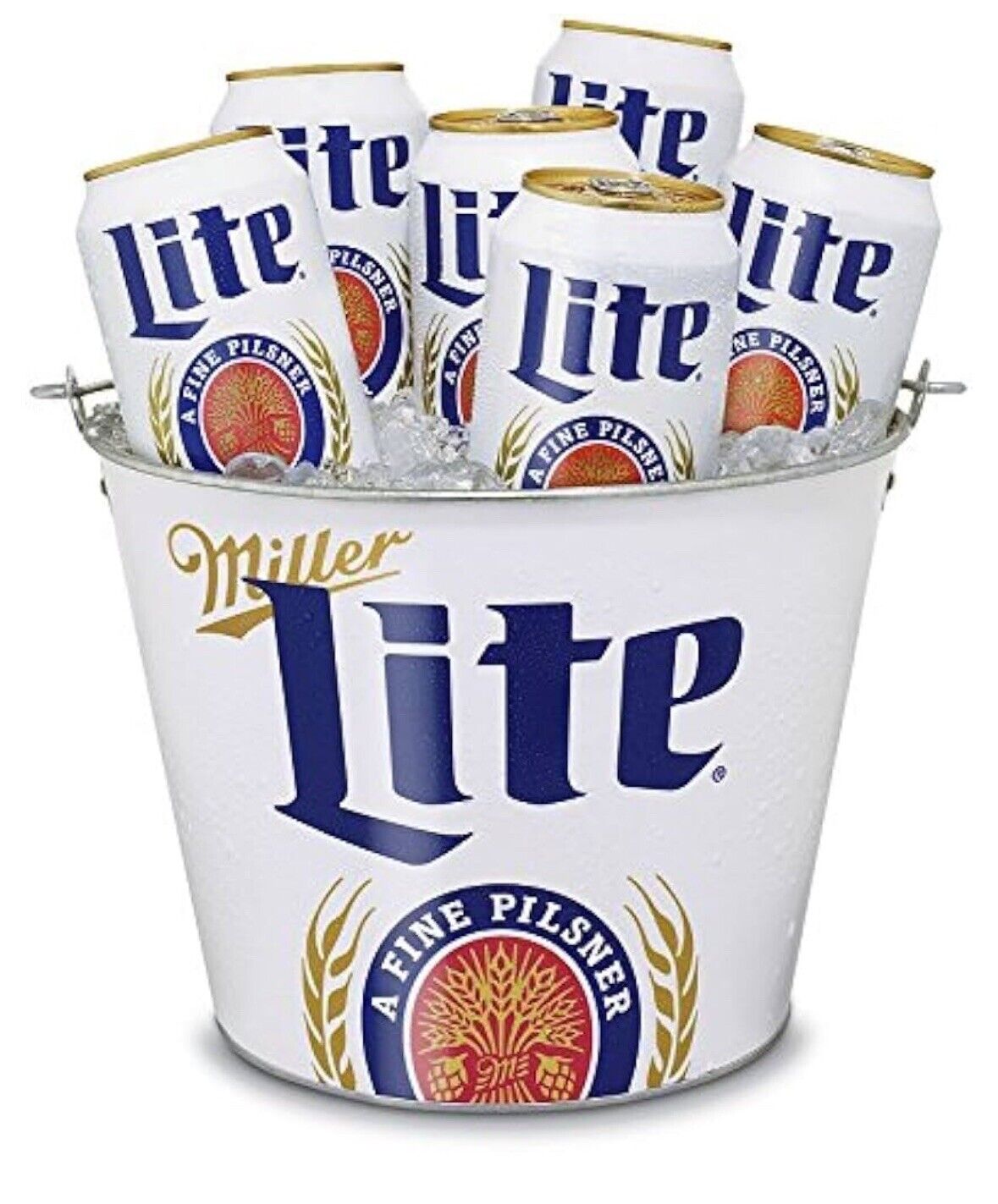 Miller Lite Tin Beer Bucket (8-inch)