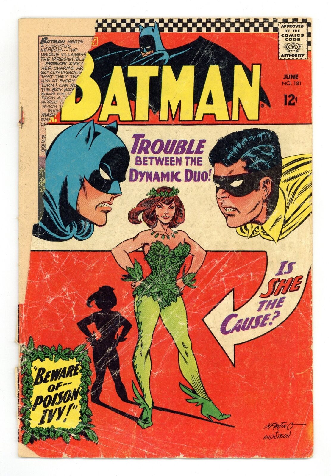 Batman #181 PR 0.5 1966 1st app. Poison Ivy