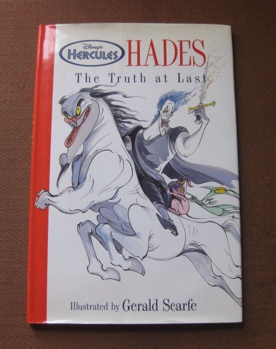 SIGNED - HADES by Gerald Scarfe - 1st/1st HCDJ 1997 - Walt Disney Hercules