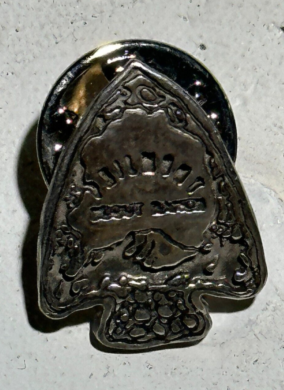 PHILMONT PHILMONT STERLING SILVER SCOUT RANCH 60th Anniversary Arrowhead Hat PIN