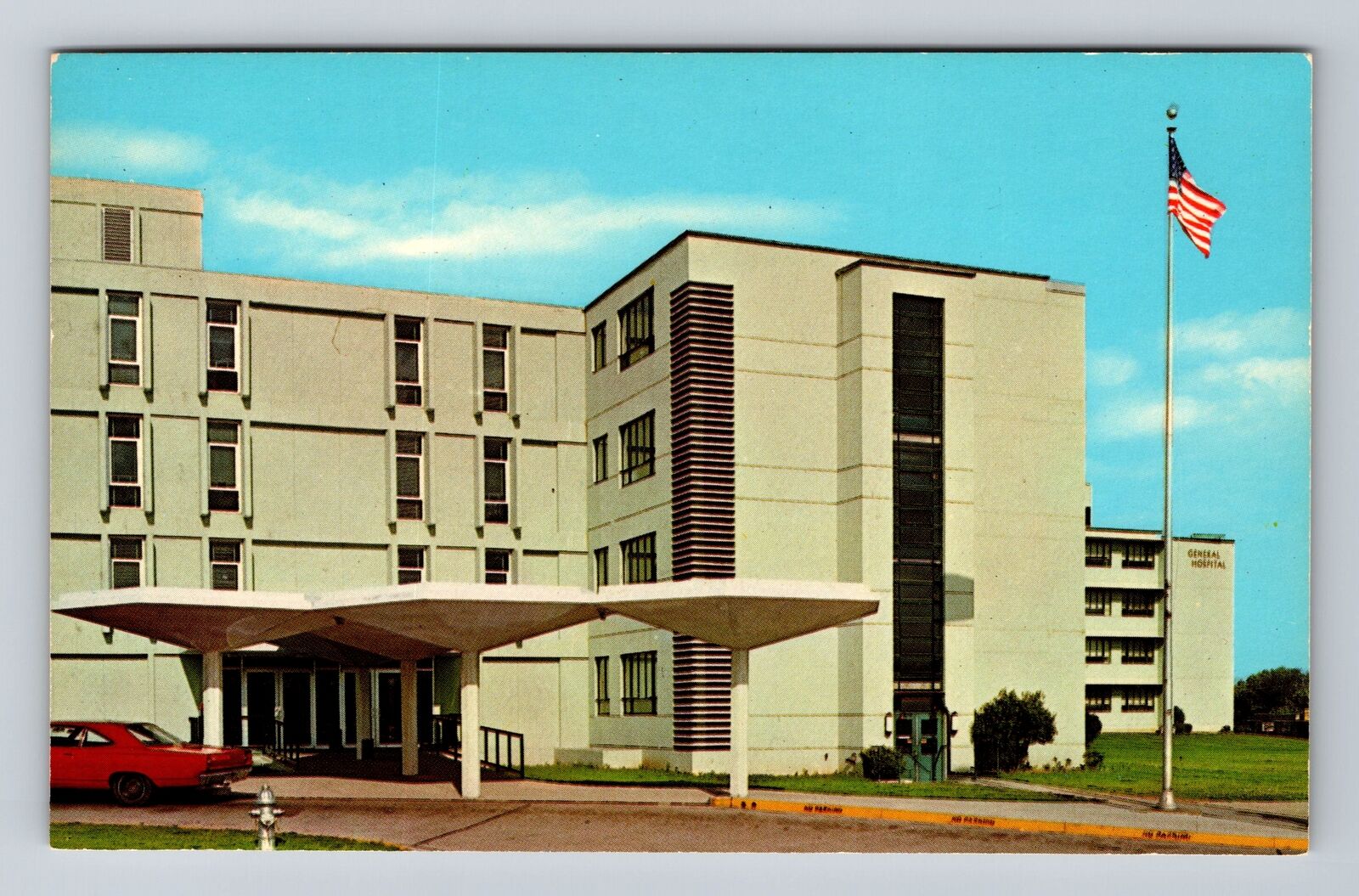 Jackson TN-Tennessee, Jackson Madison County Hospital Vintage Postcard