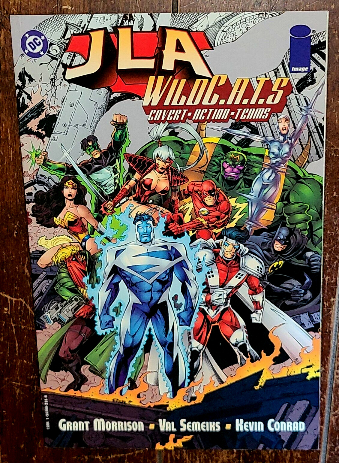 JLA/WildC.A.T.S. - Covert Action Teams: Crime Machine #1, (1997, DC Prestige)