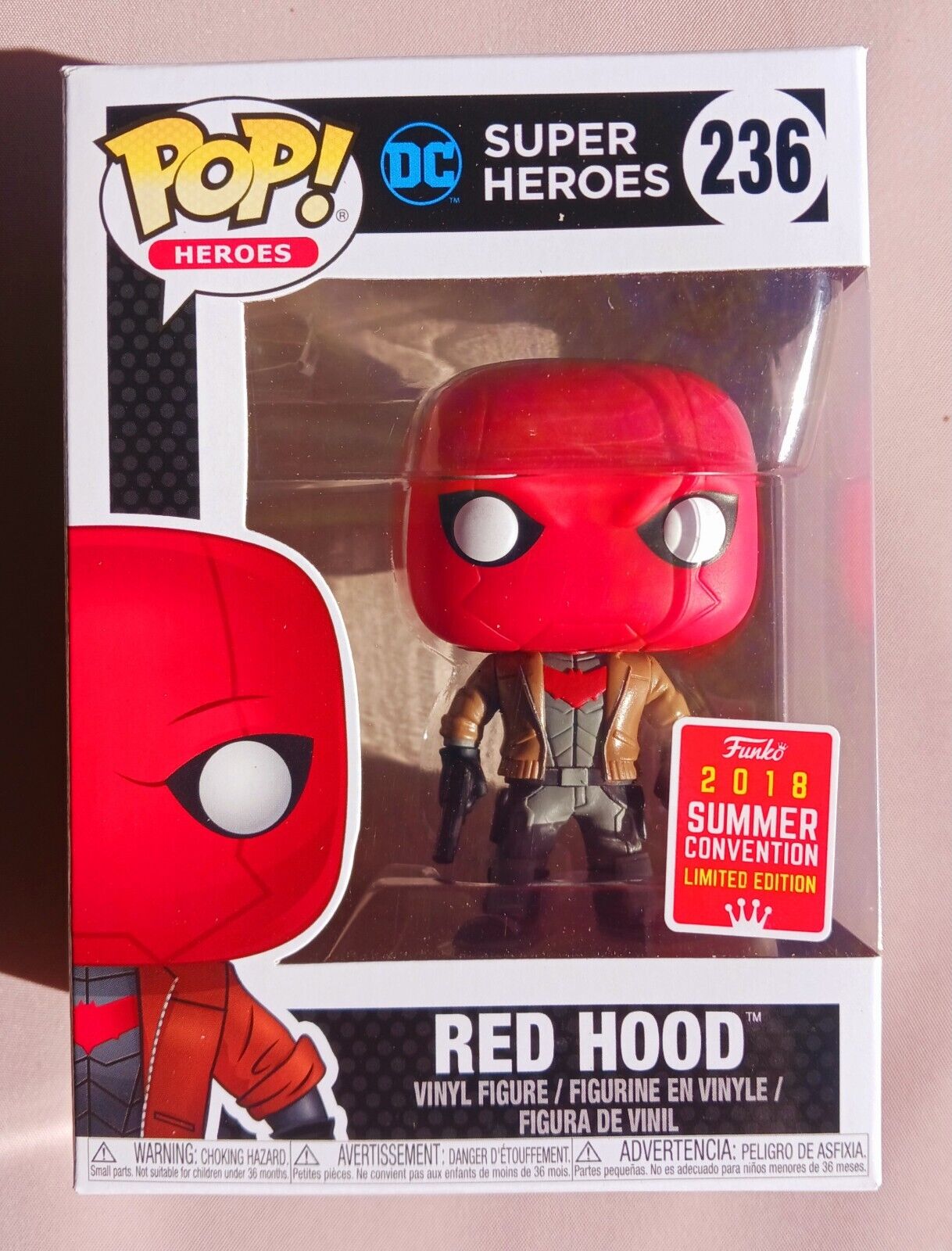 Funko Pop DC Universe Red Hood #236 SDCC 2018 Shared Summer Convention LE 