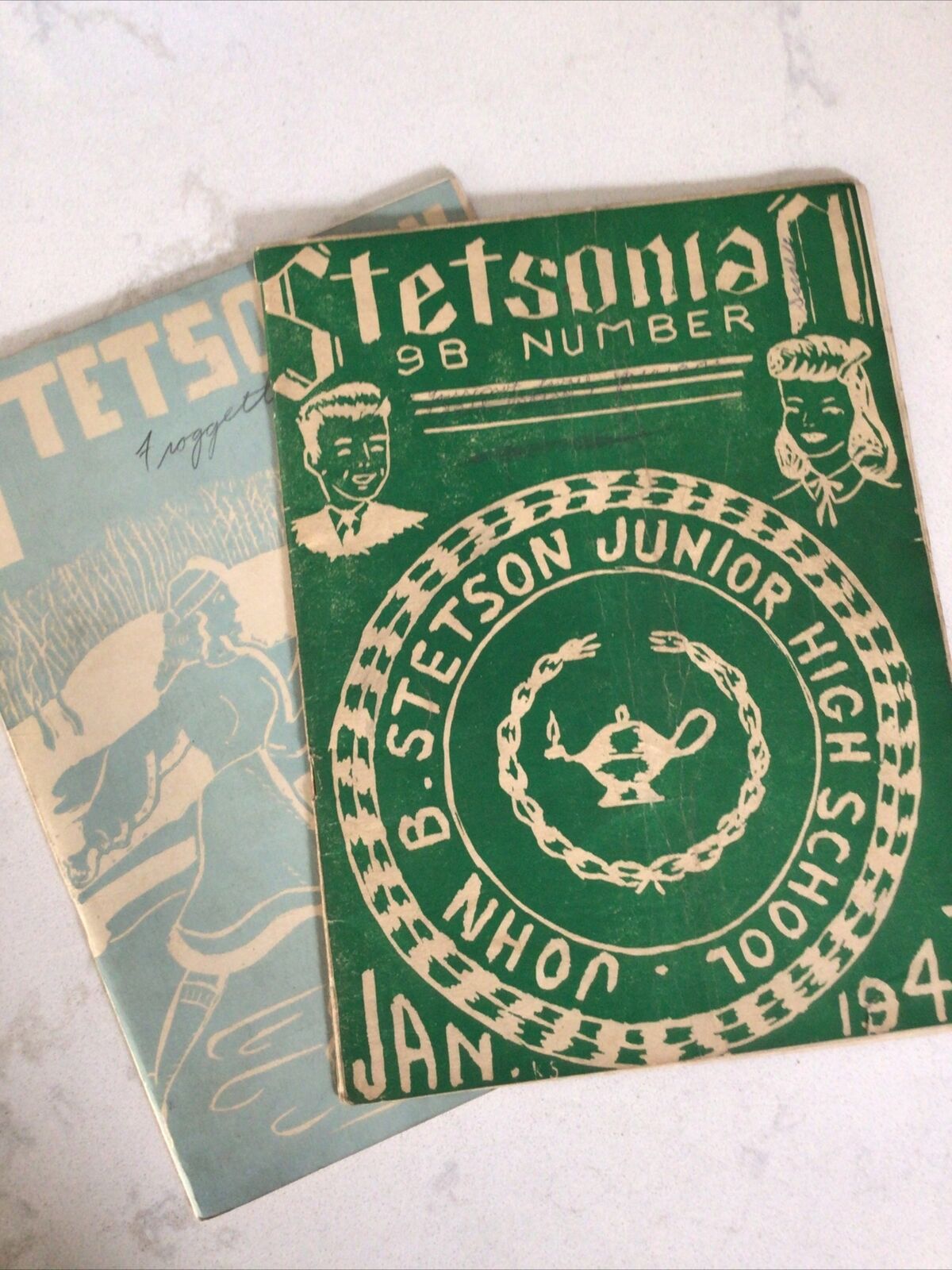 Lot of 3 Vintage Phila PA School Magazines John B Stetson Jr HS STETSONIAN