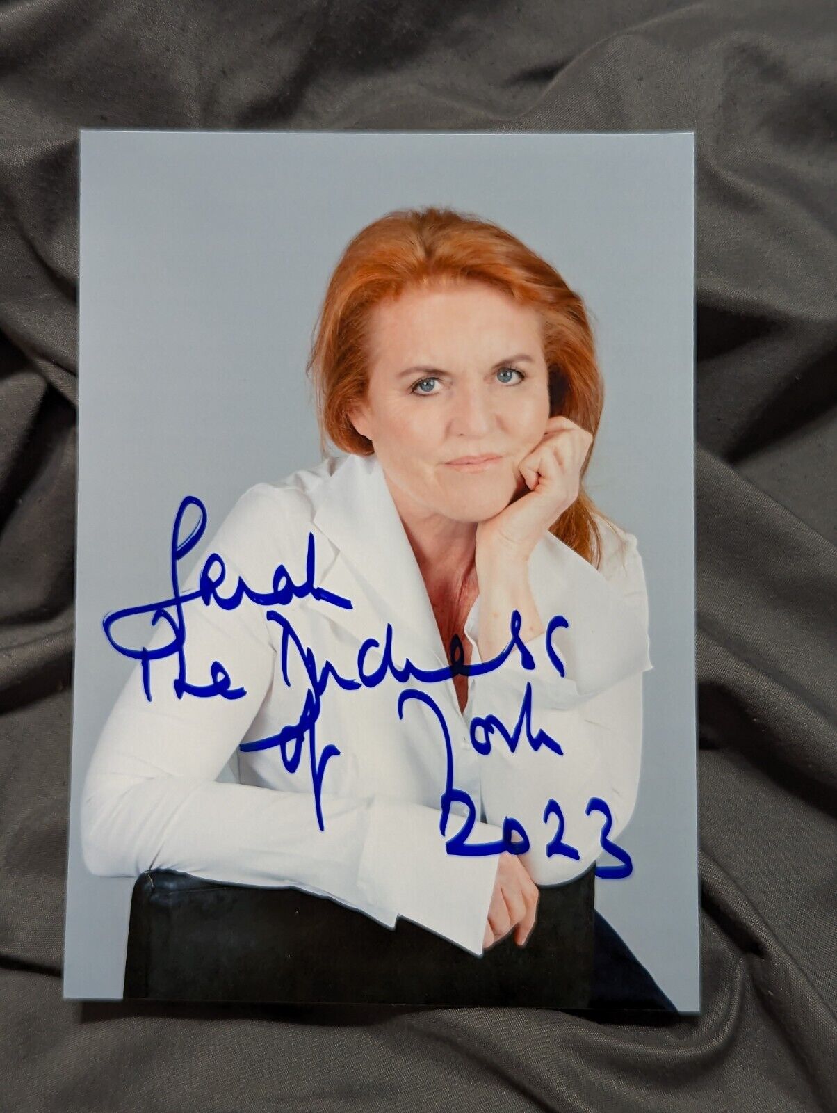 Sarah Ferguson Dutchess Of York Autograph Signed Photo