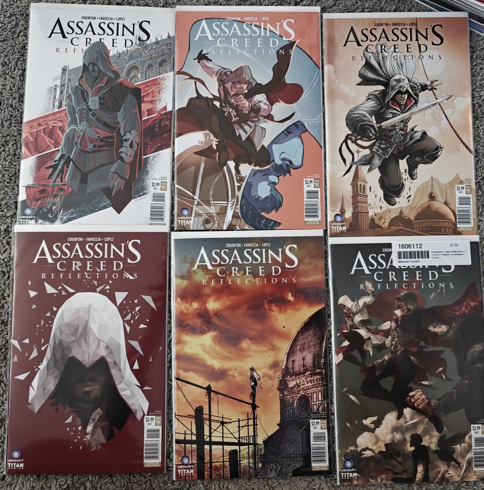 Assassin\'s Creed: Reflections Set 1-4 With Variants 