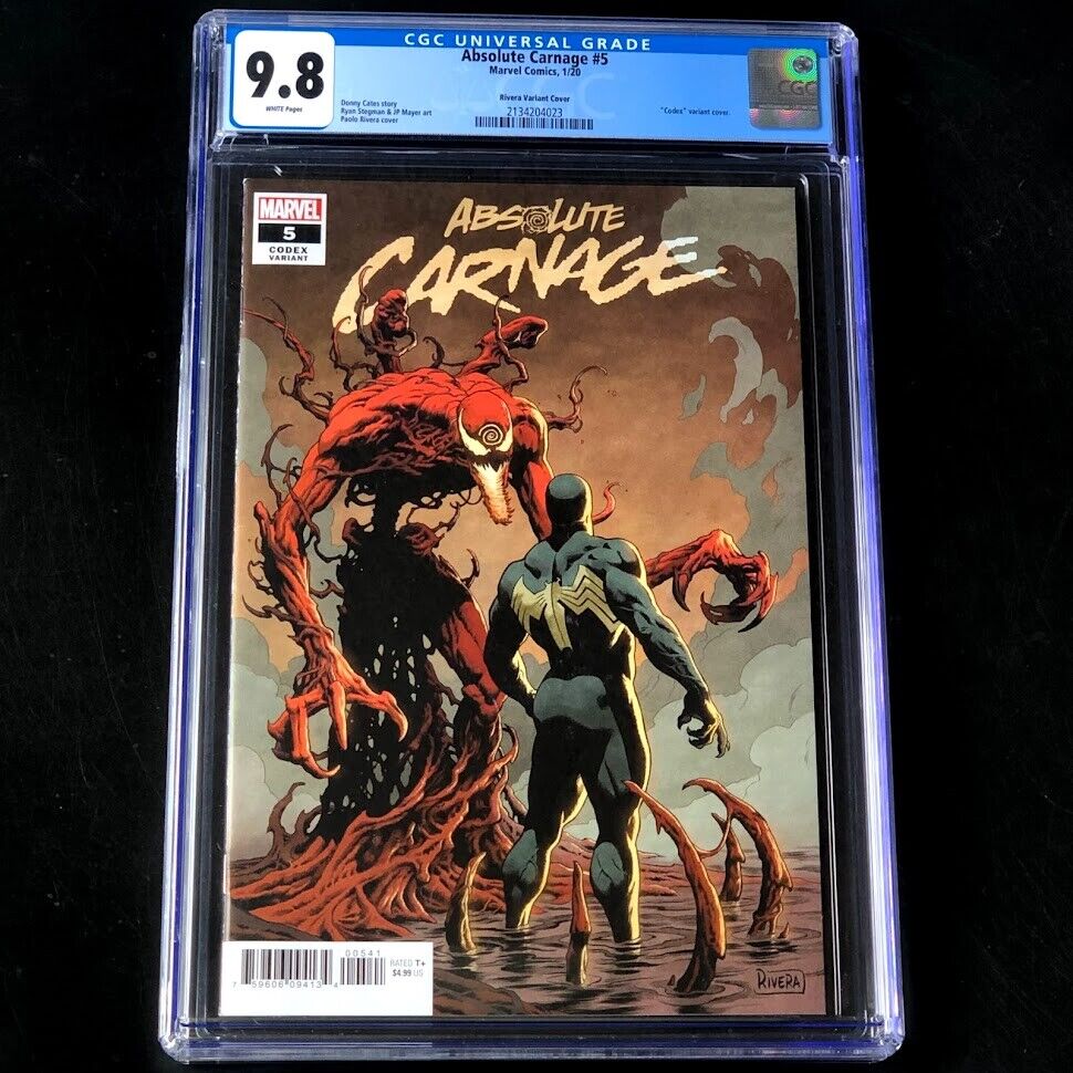 Absolute Carnage #5 | CGC 9.8 | Paolo Rivera Codex VARIANT Cover Marvel 2020
