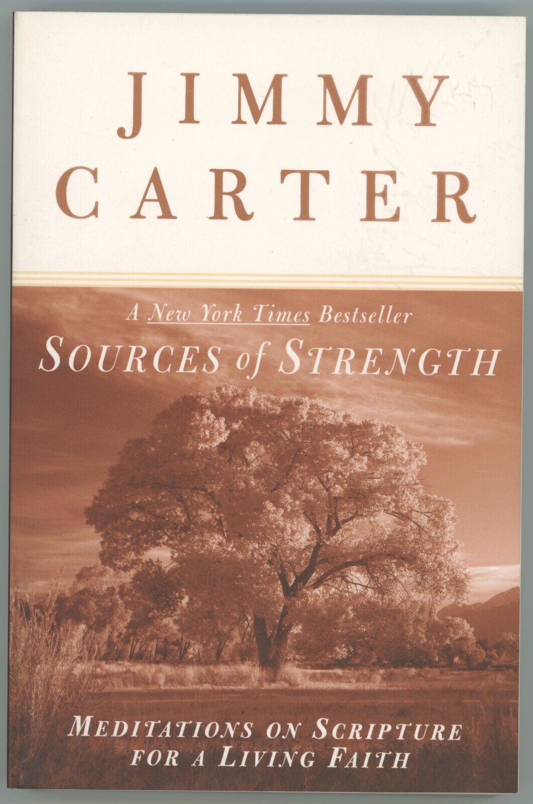 Jimmy Carter Signed Sources Of Strength Book Autographed President JSA COA