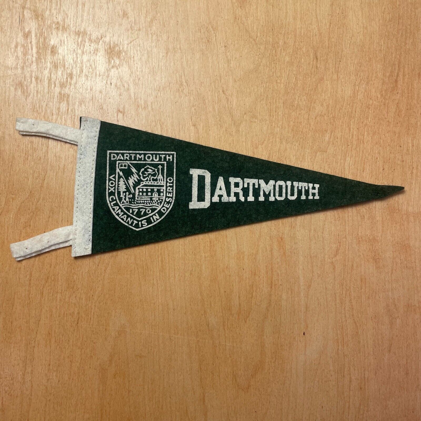 Vintage 1950s Dartmouth College 5x9 Felt Pennant Flag