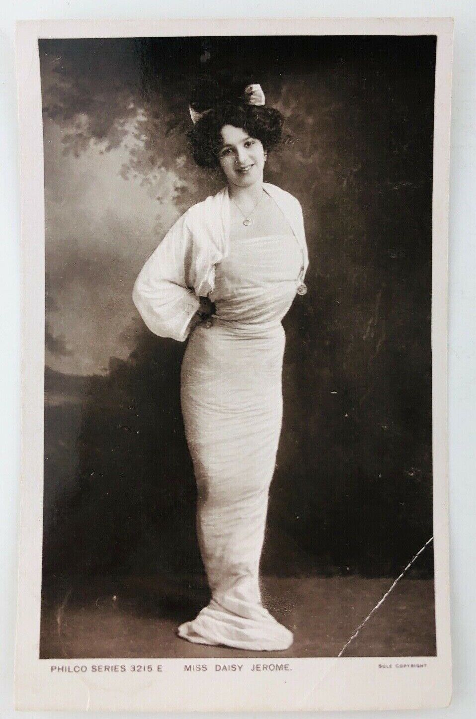 Vintage Postcard Daisy Jerome Australian Edwardian Actress RPPC 678