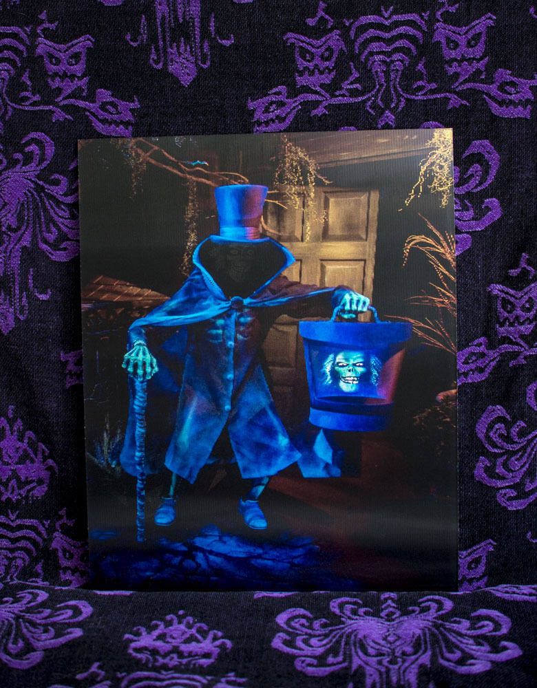 Hatbox Ghost lenticular changing picture Haunted Mansion Disneyland Disney World
